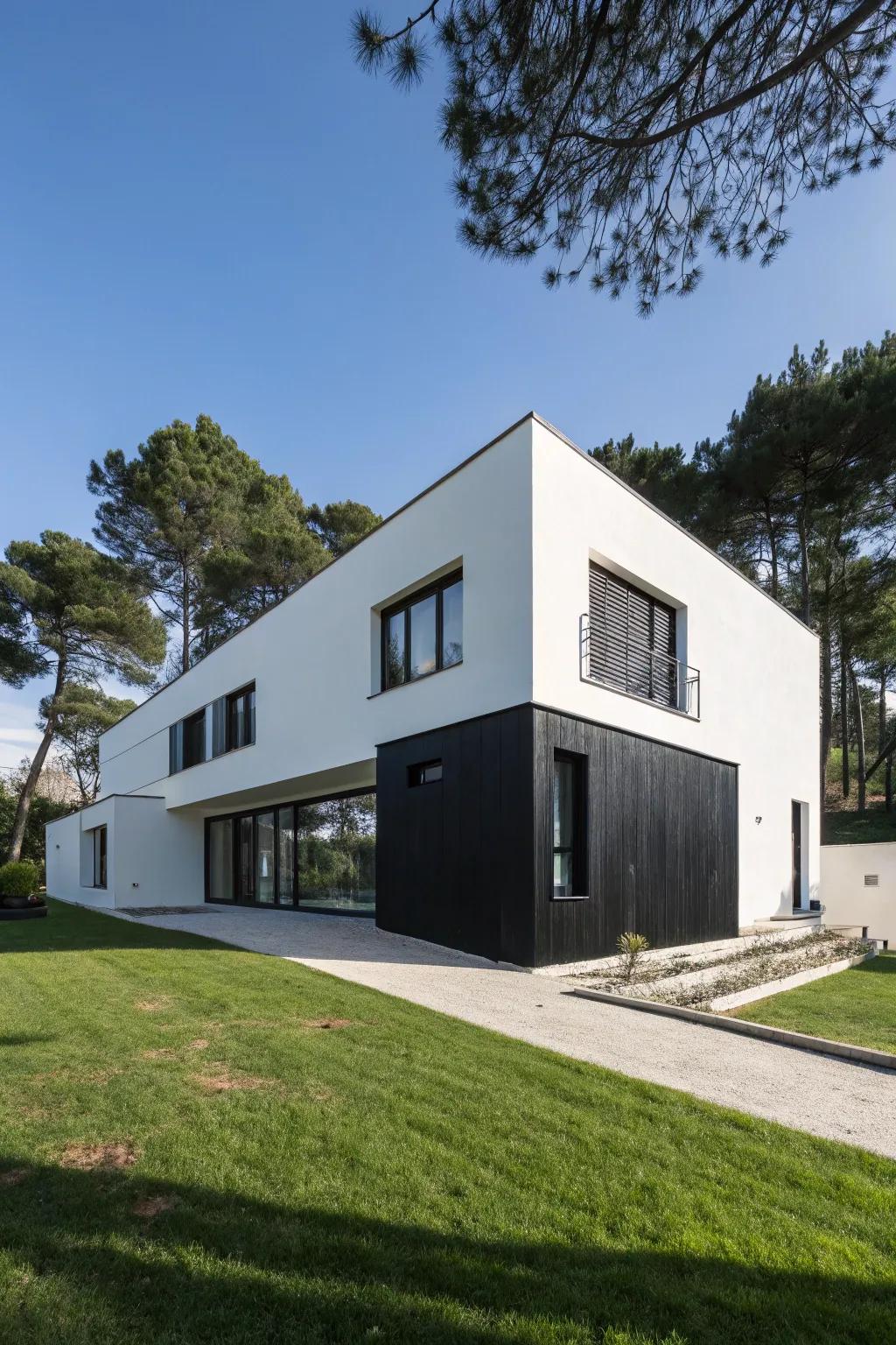 Black foundations introduce a striking contrast that commands attention.