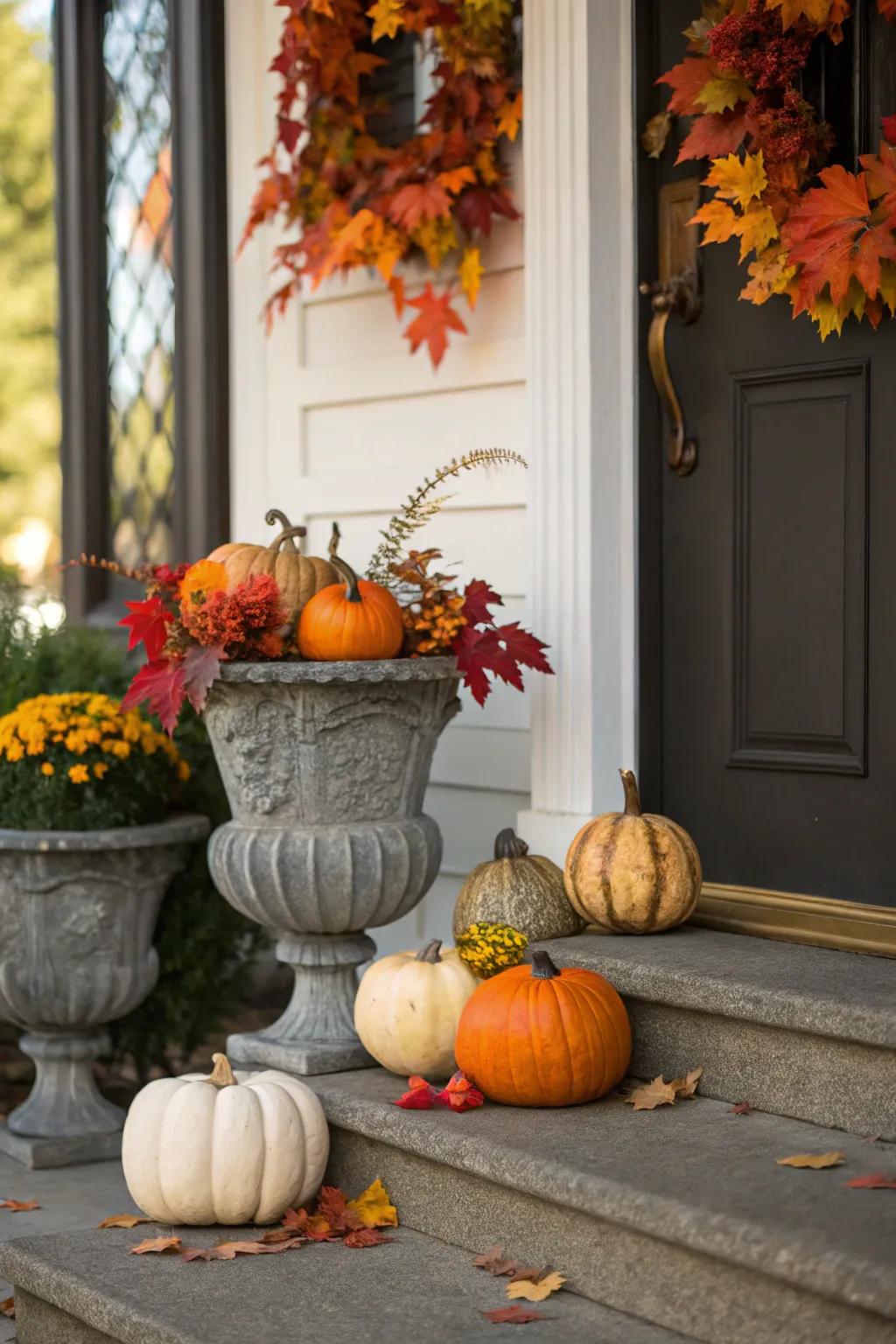 Celebrate each season with continually updated urn showcases.