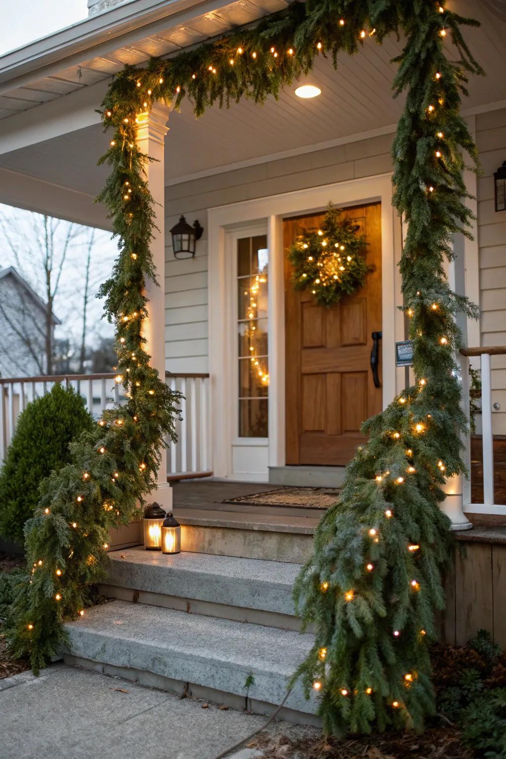 Sparkling lights transform your vine into a mesmerizing spectacle.