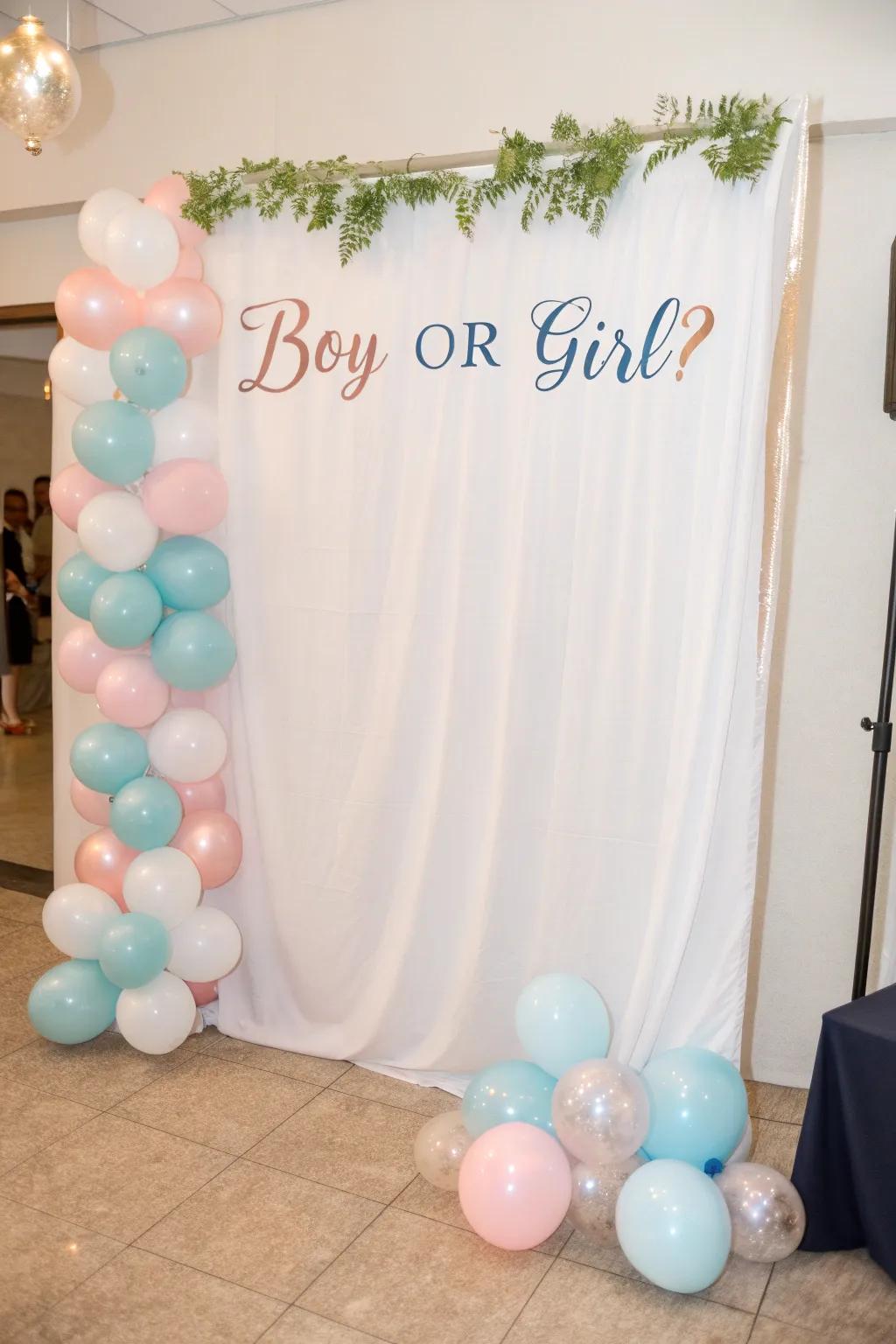 A remarkable backdrop creates unforgettable photo opportunities and a focal point for the festivity.