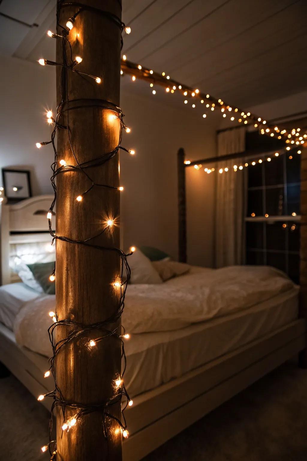 Radiant strands throw a captivating glow that is ideal for Halloween evenings.