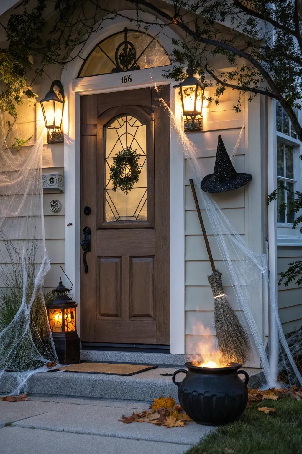 Transform your entryway into a sorceress's lair with these captivating details.