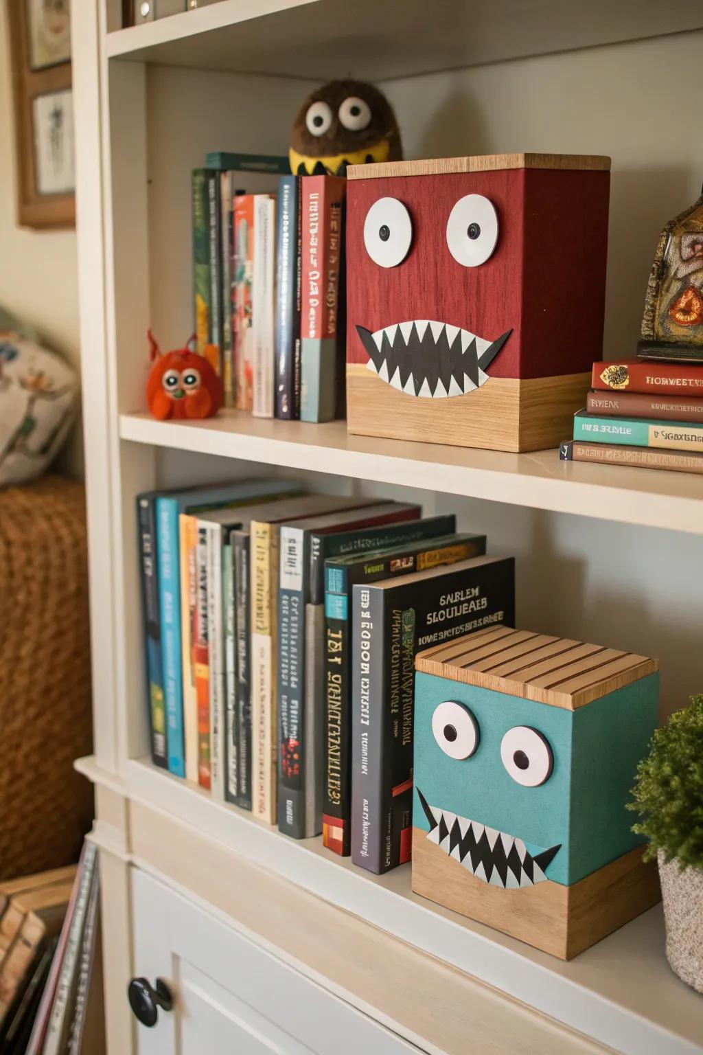 Tomes transformed into amicable beasts.