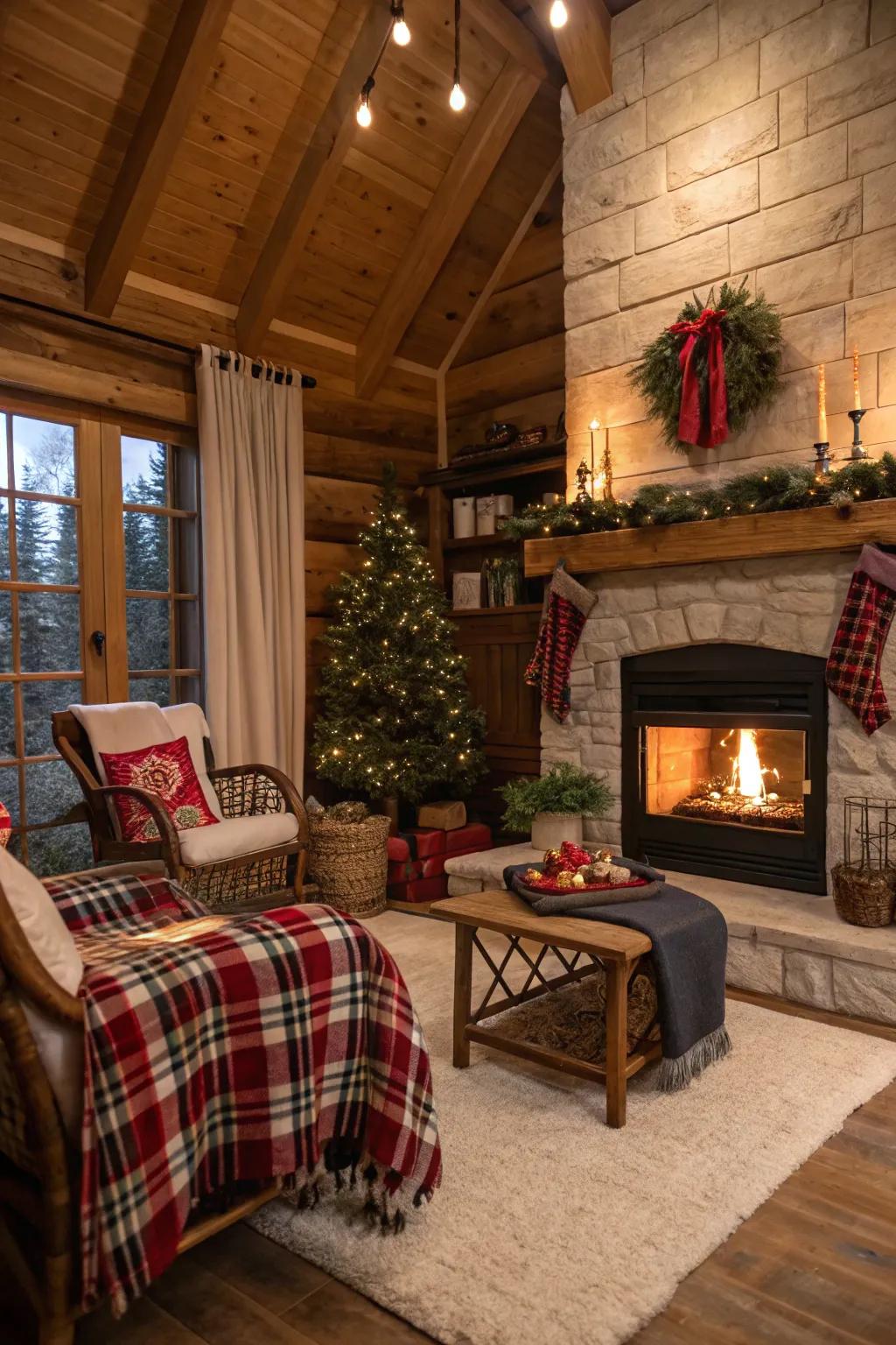 Embrace the cordiality of a Woodland Cabin with this charming theme.
