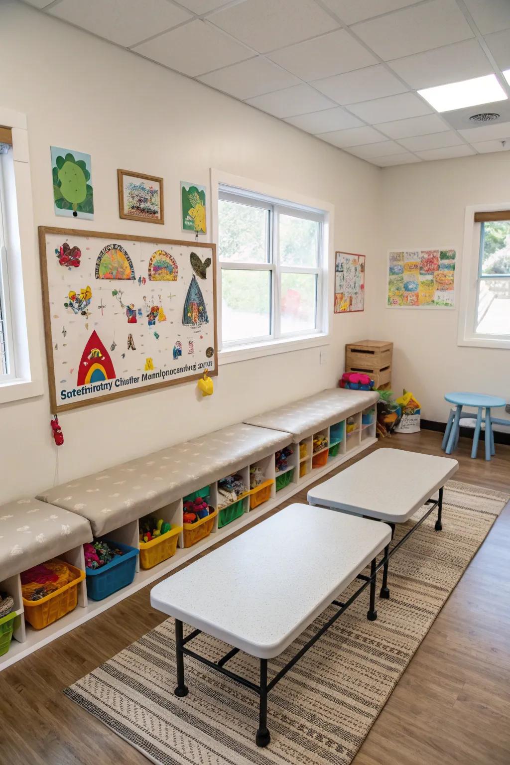 Judicious furniture decisions can make even confined spaces feel larger and more organized.