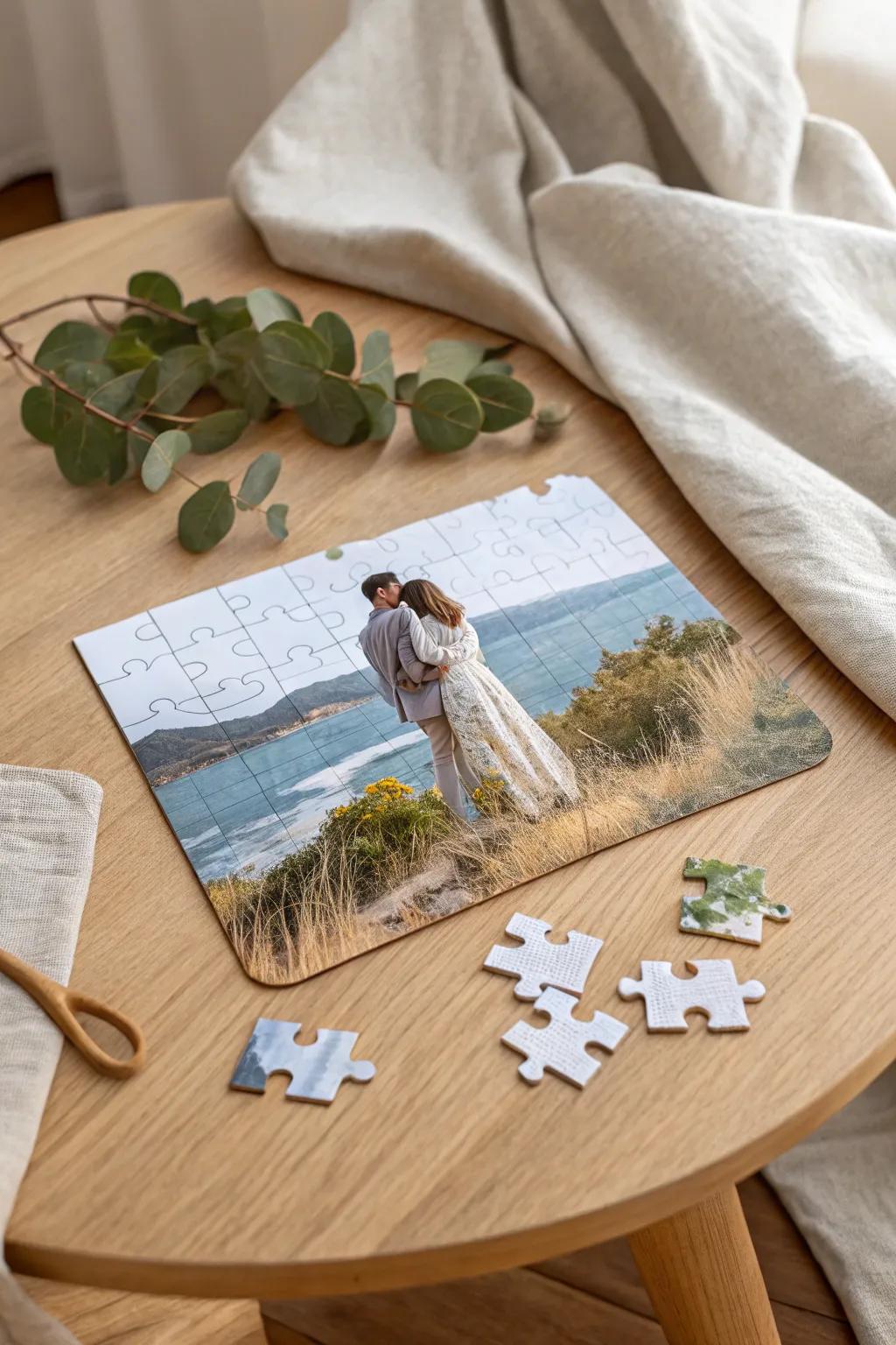 Weave a memory: Transform a beloved photograph into an engaging, interactive gift with a custom jigsaw.