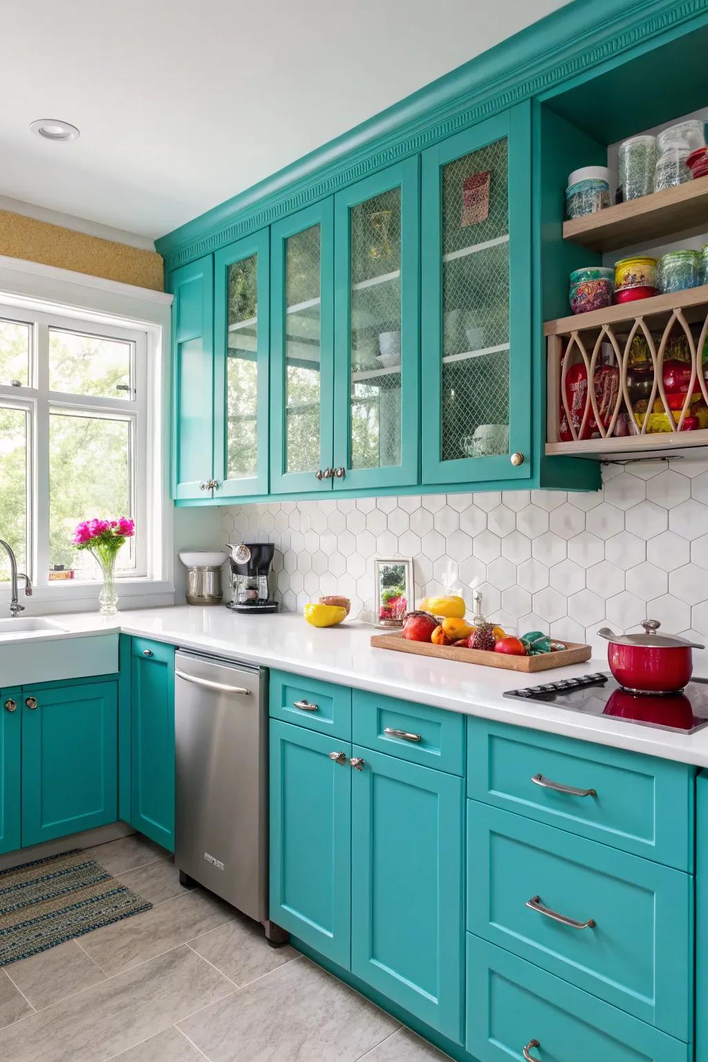 Painted coatings offer a vibrant and customizable look for your kitchen.