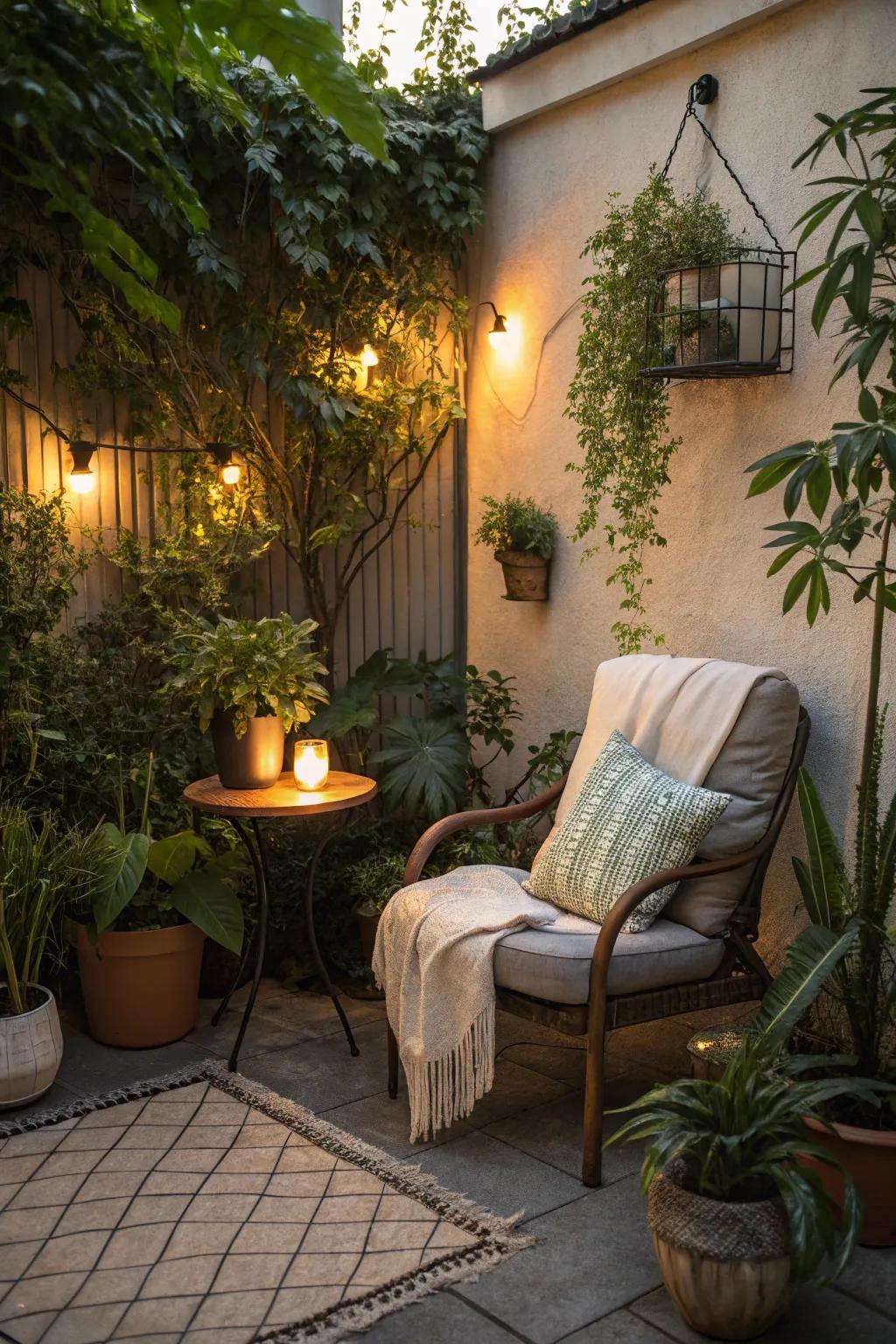 Design an enchanting reading nook in your garden corner.