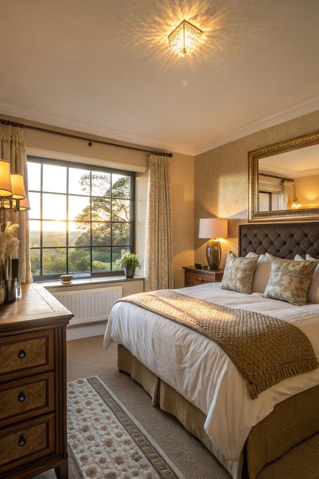 Mirrors, placed just right, can enhance the natural illumination in any room.