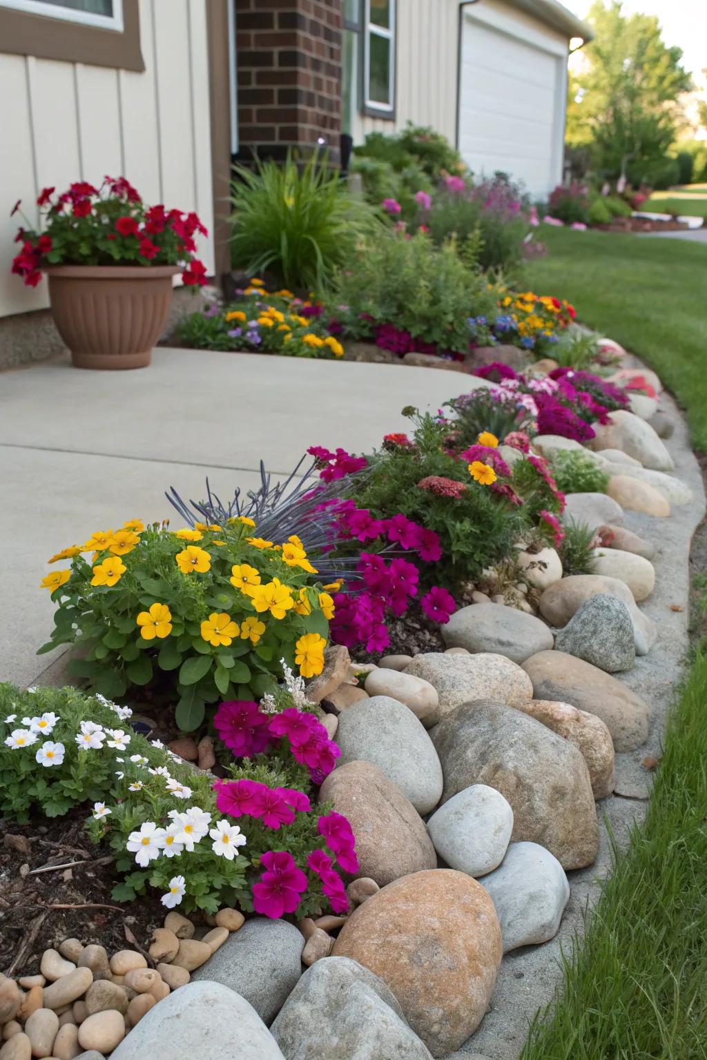 Stone enclosures are equally visually attractive and functional.