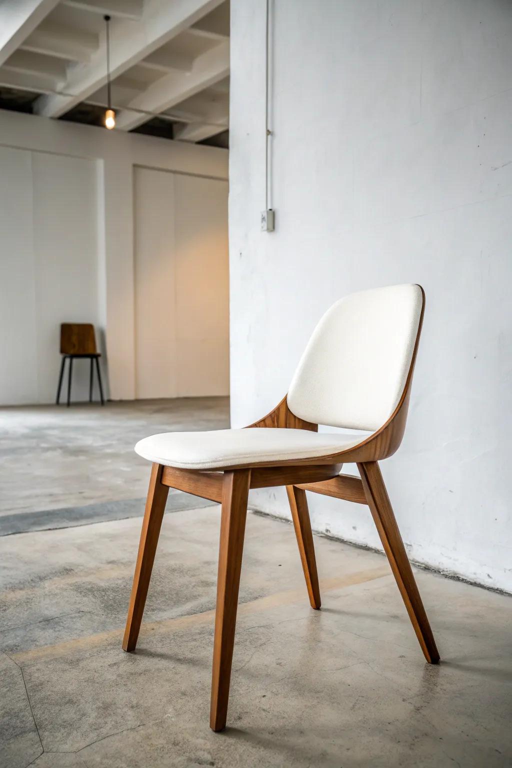 Simple furniture with sleek lines elevates a minimalist look.