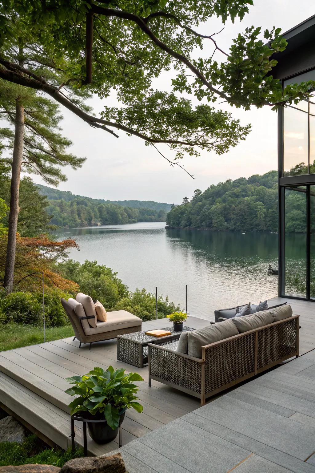A welcoming outdoor space for unwinding and connecting with nature.