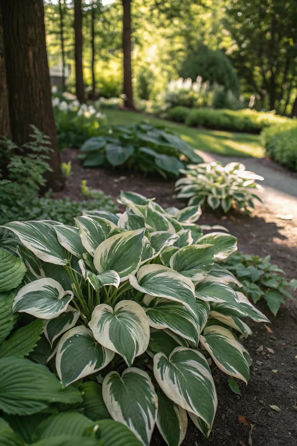 Assorted Regal Plants injecting opulence and refinement into the garden.