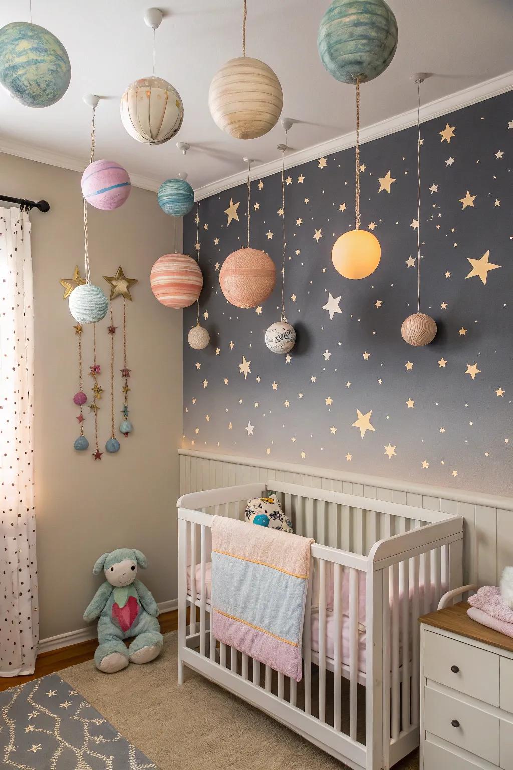 Discover the universe from the comfort of your nursery.