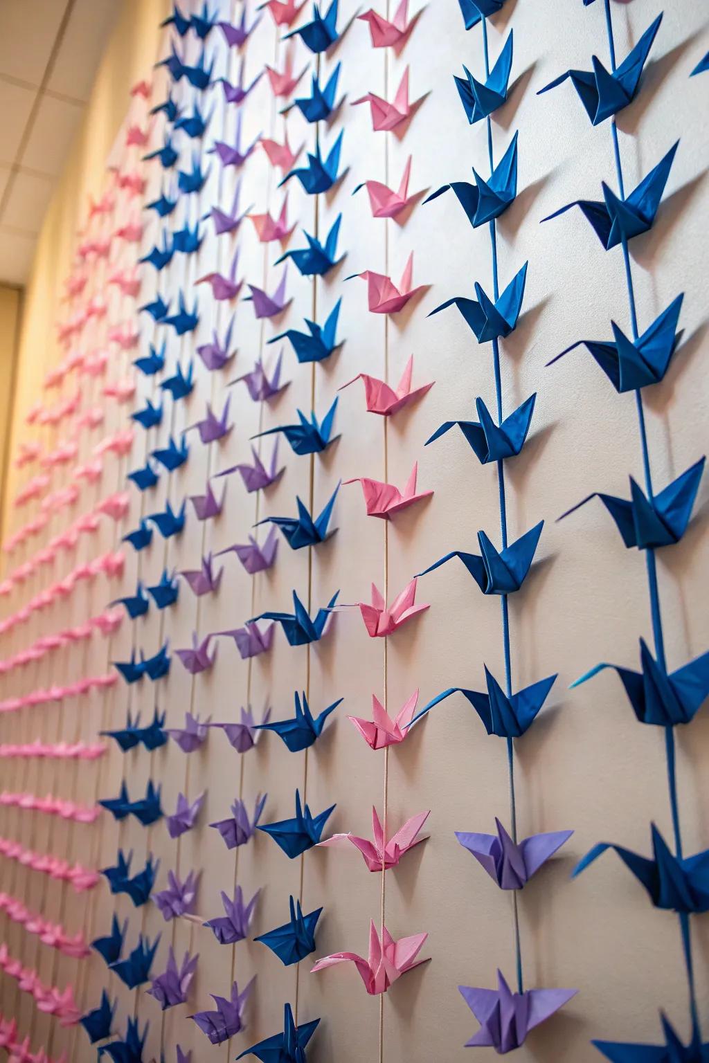 A spectrum of cranes brightening your area.