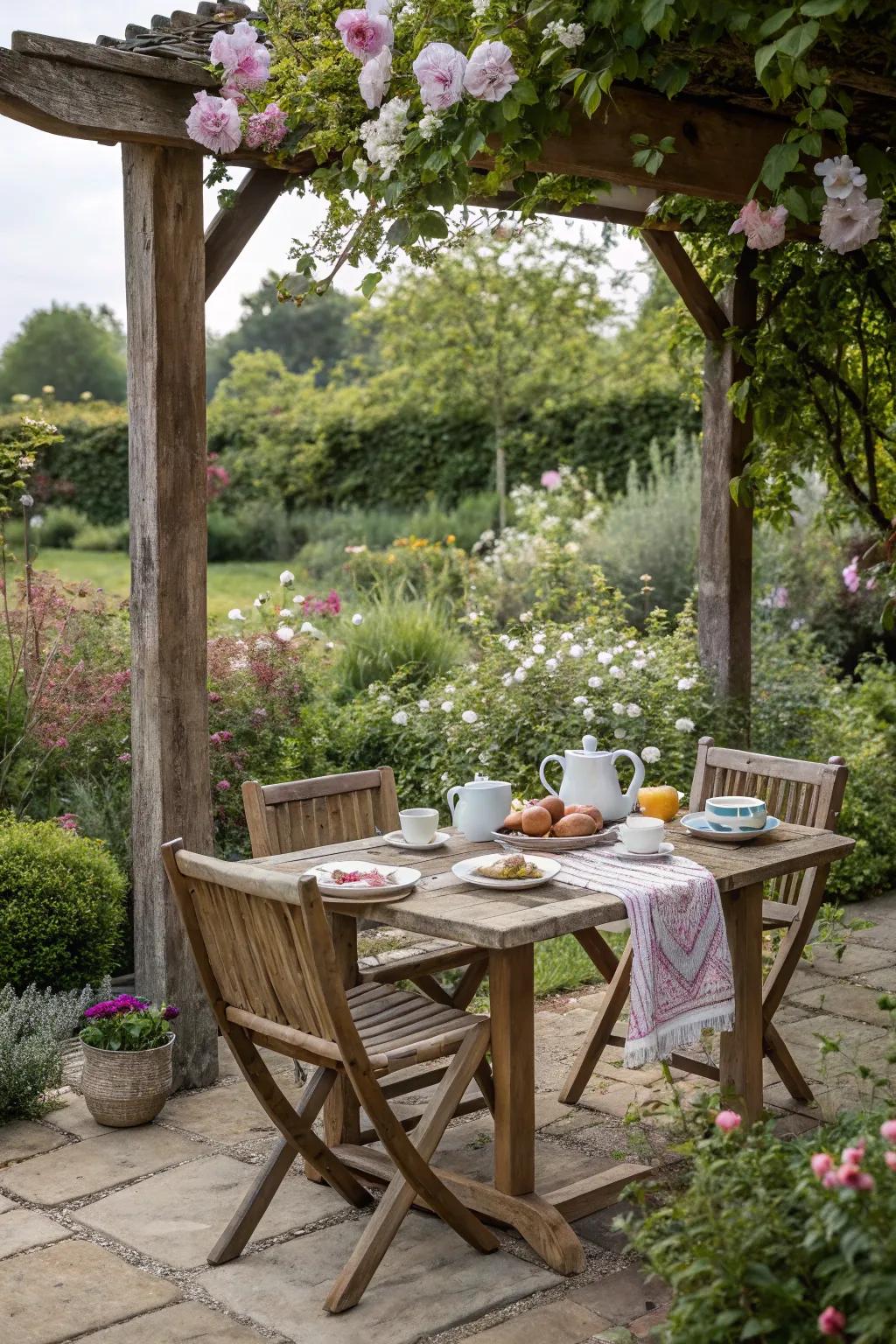 Rustic allure with a whisper of nostalgia.