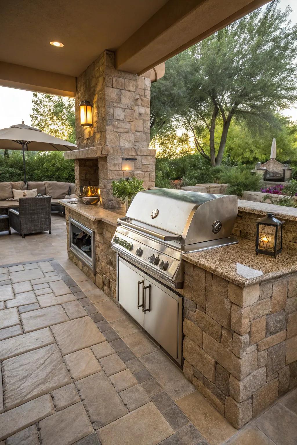 The grill spot takes the place as the vital epicenter of your cooking space.
