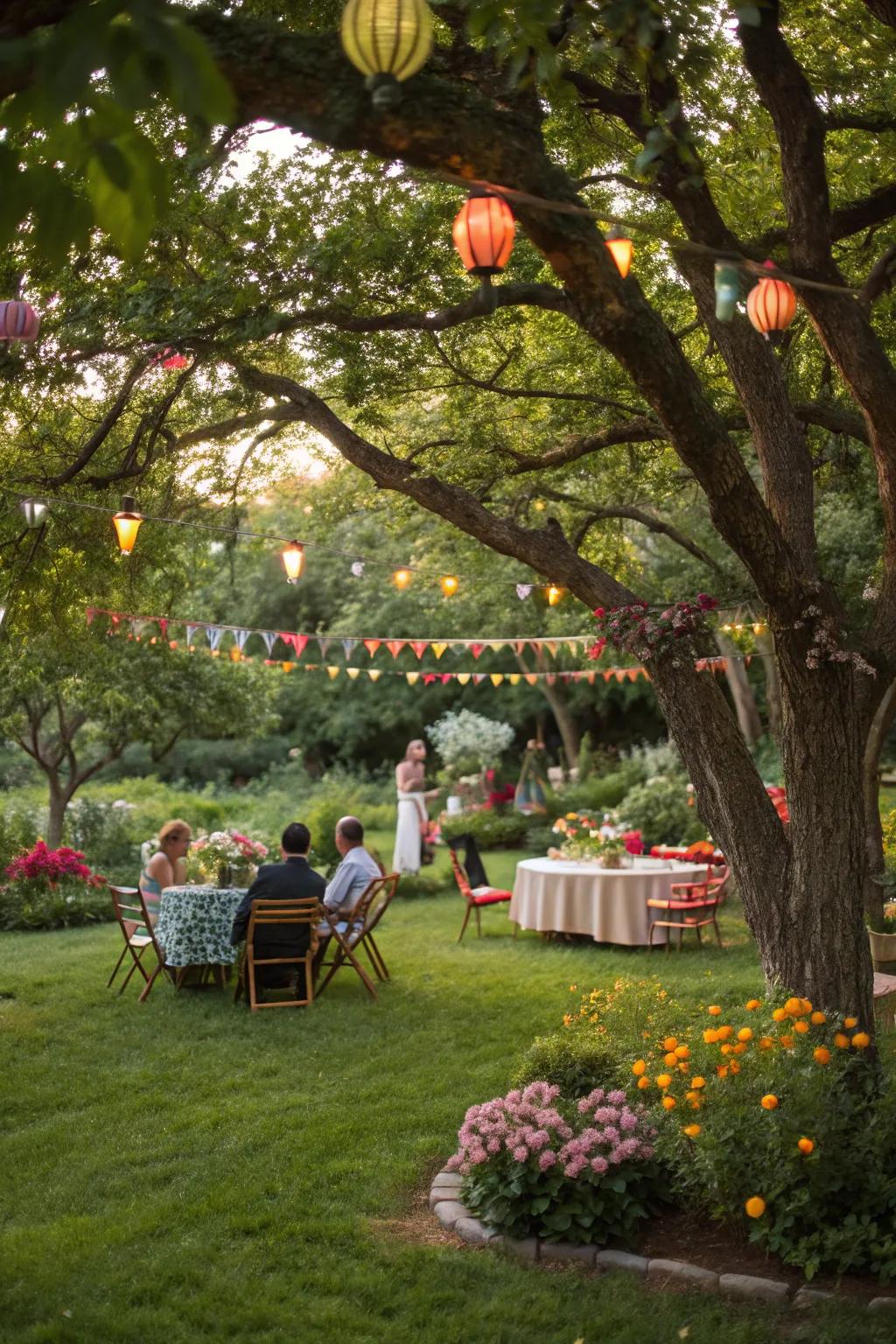 Take advantage of nature's beauty for an incredible setting.