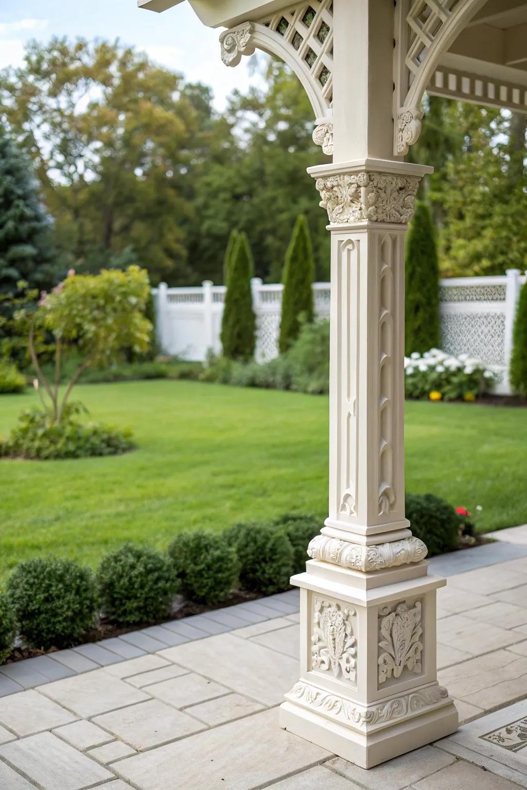 Stylish base accents deliver a sophisticated and refined look.