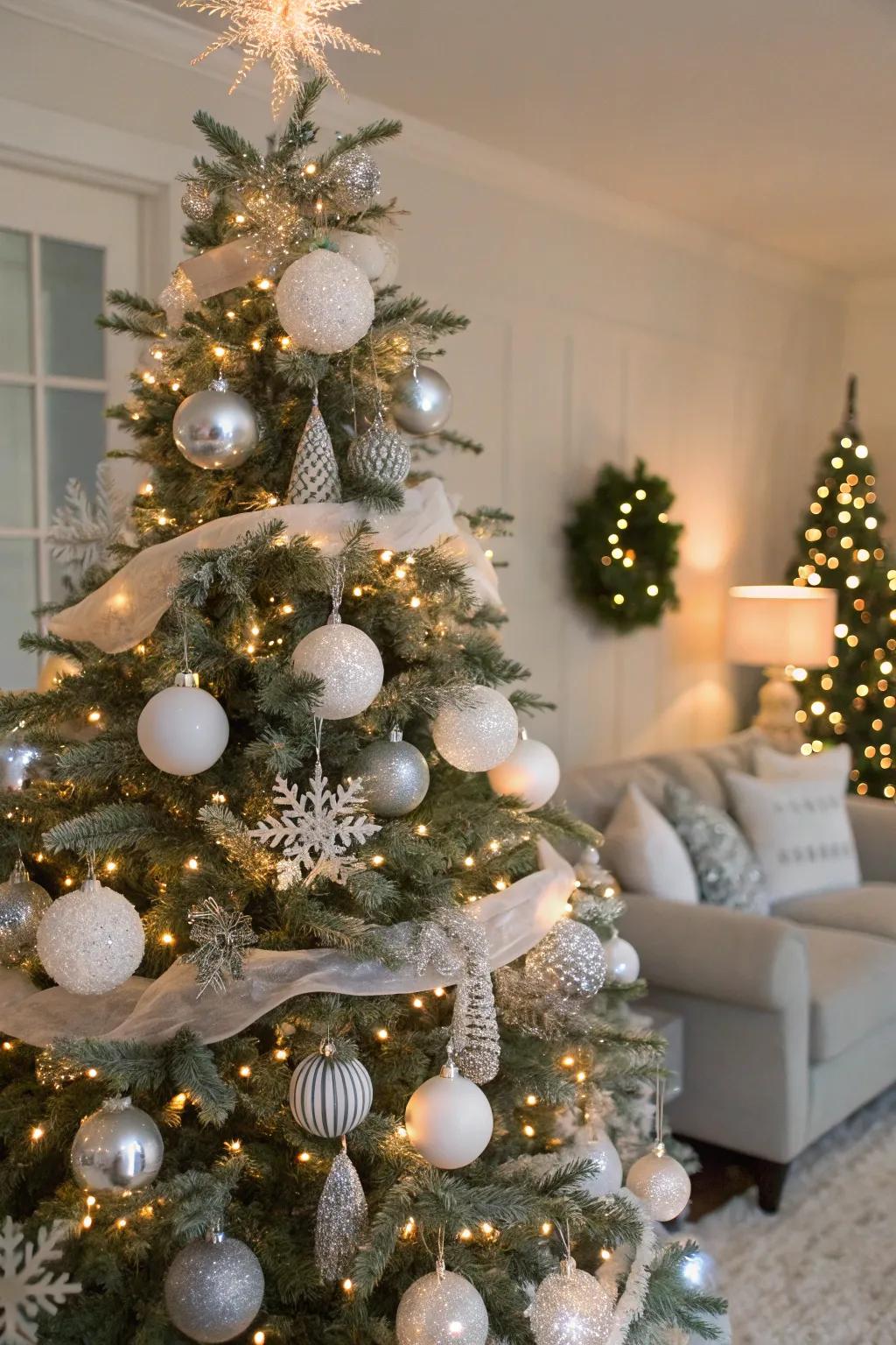 Embrace a whimsical theme for your Christmas tree to enchant your guests.
