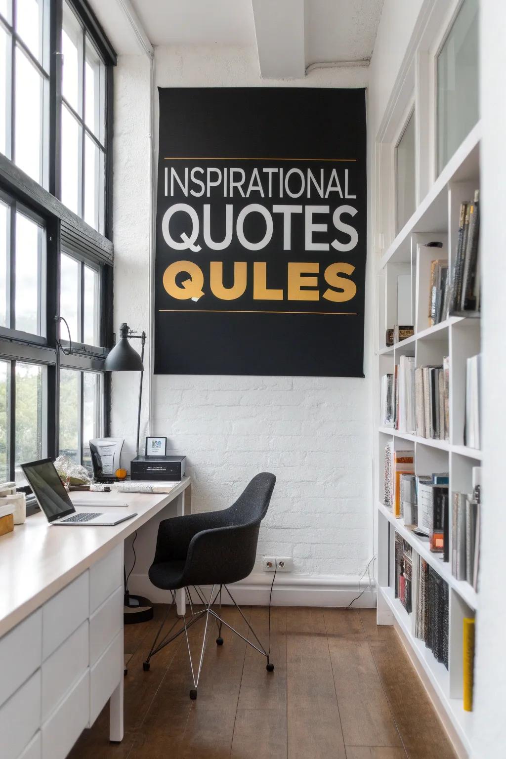 Lettering that motivates and uplifts daily.