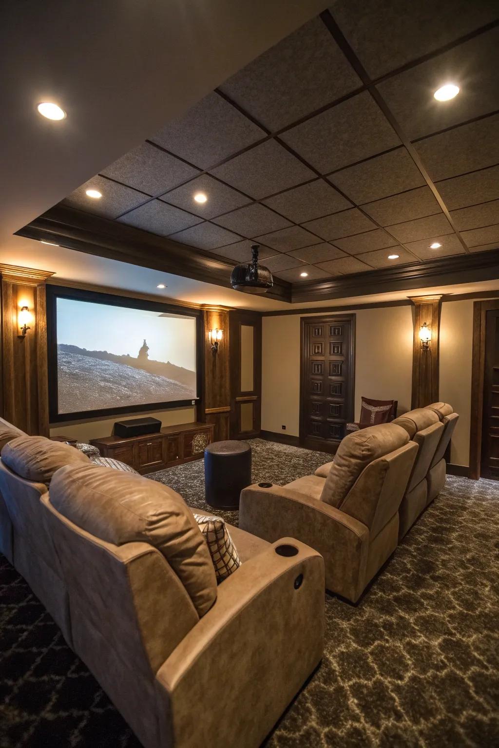 Enjoy the magic of movies with your own home theater.