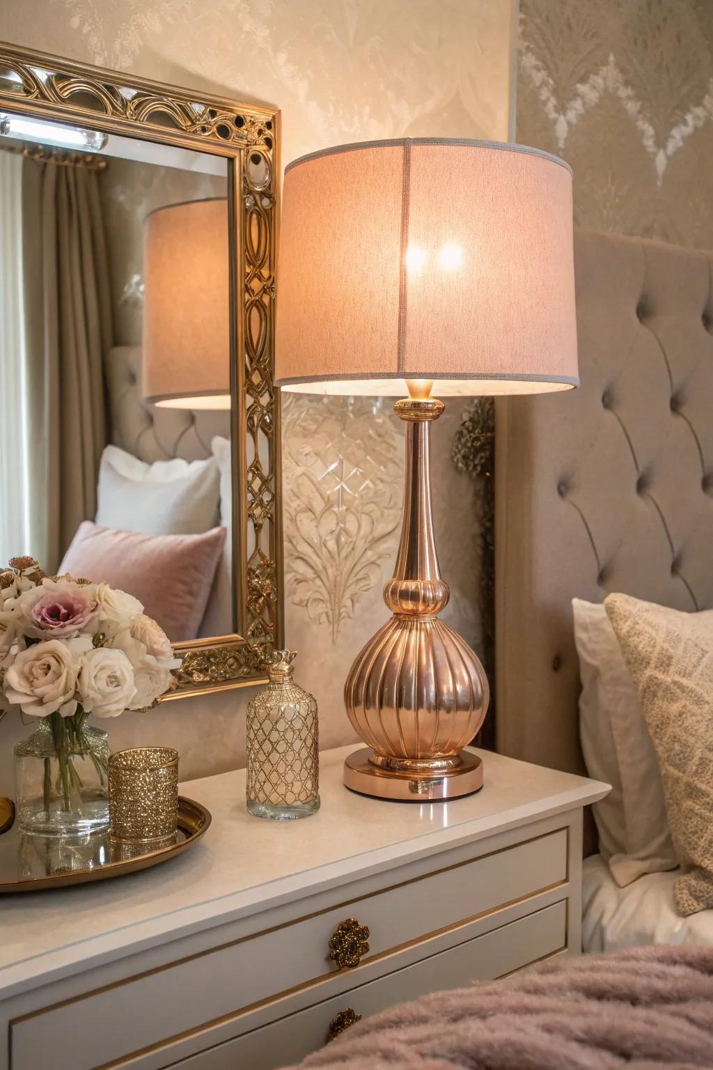 Blush-tone elements paired for a harmonious and unified aesthetic.