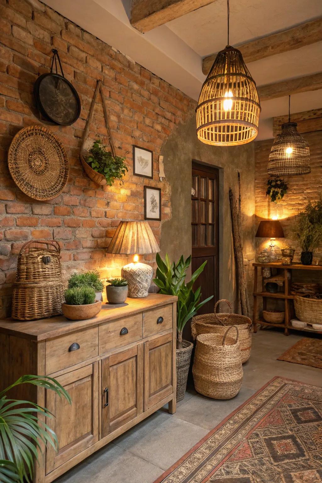 Earth-inspired tones impart a sense of peace and comfort to any space.