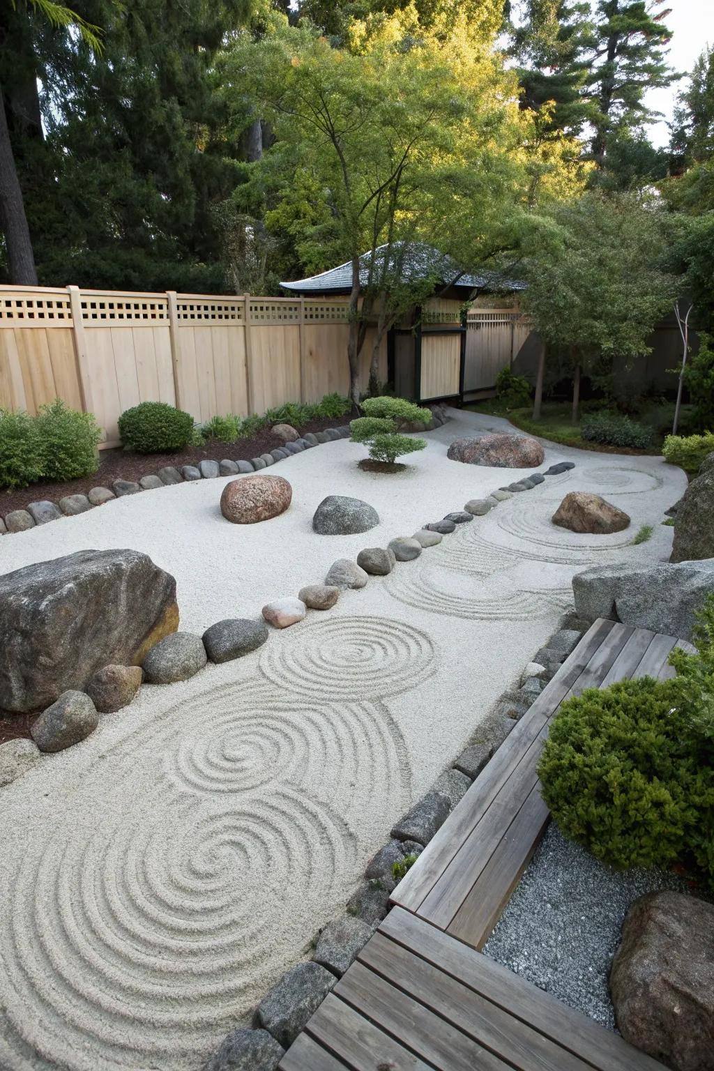 Discover serenity in a backyard Zen retreat.