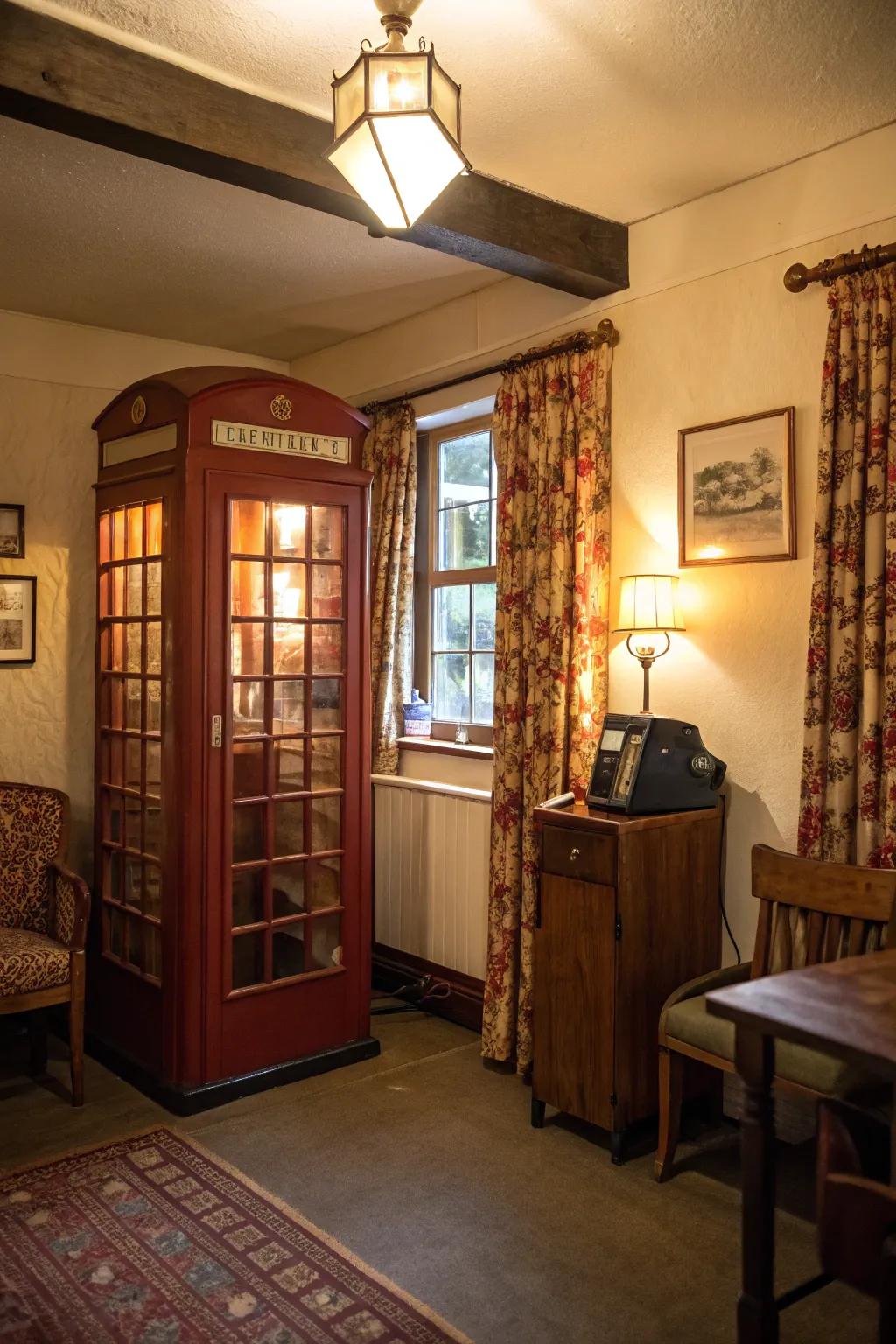 Recapture the charm of yesteryear with a snapshot alcove reminiscent of a classic era.