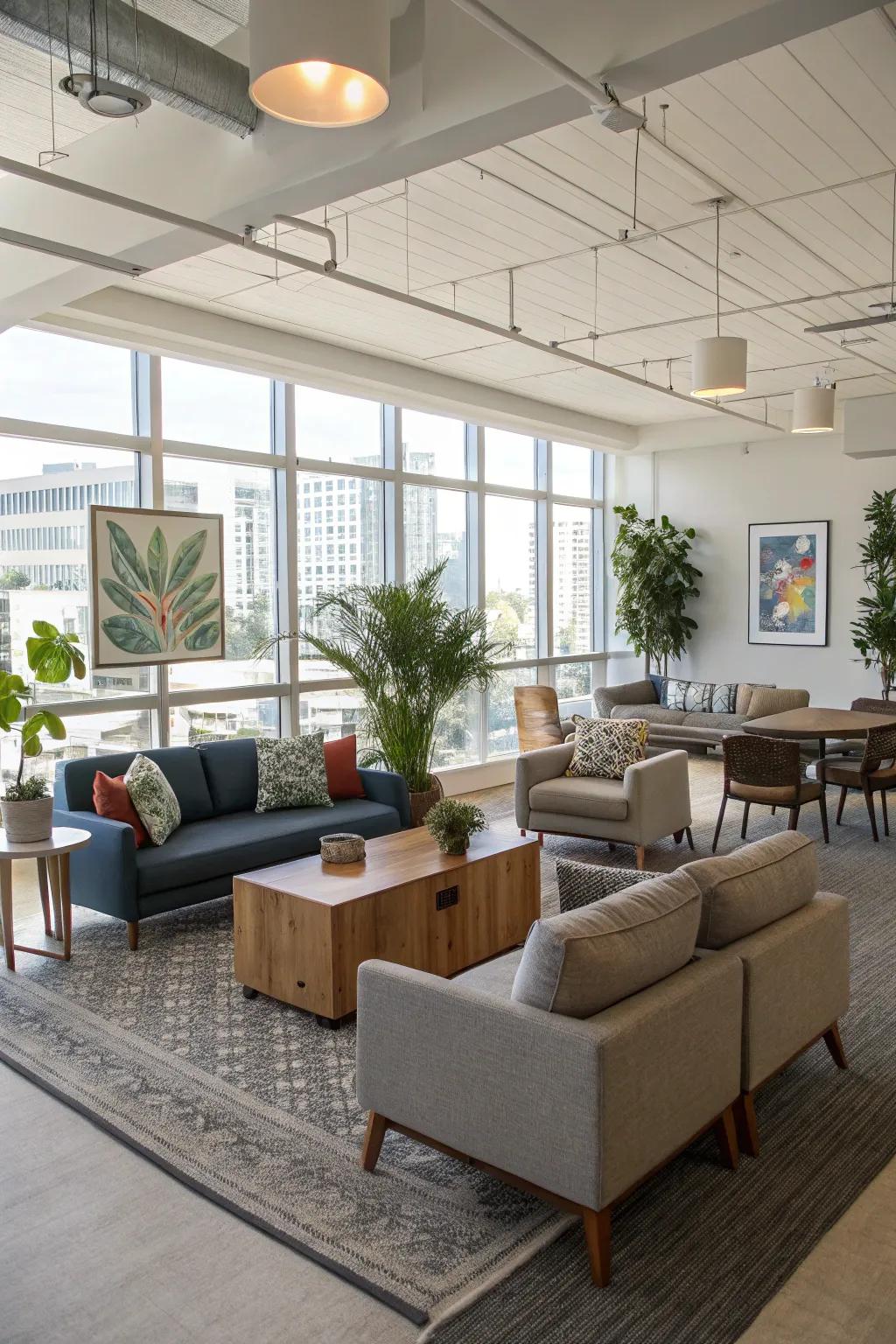 A thoughtfully designed layout promotes easy transitions between areas.