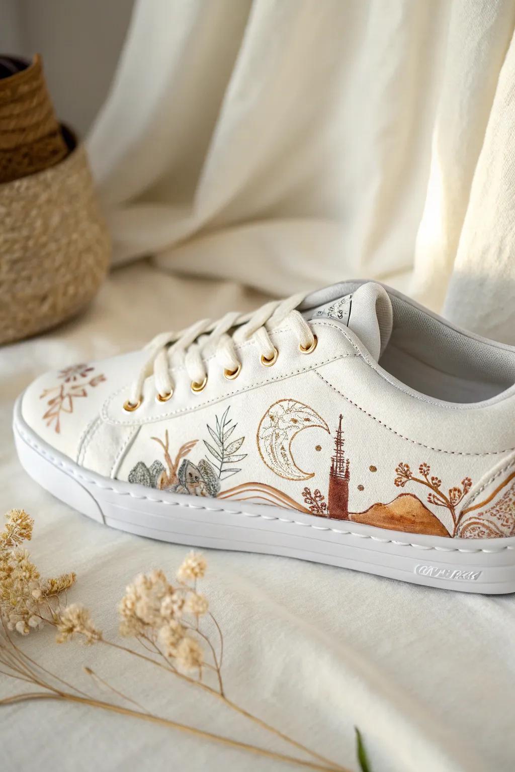 Step into a story with shoes that speak volumes in minimalist elegance.