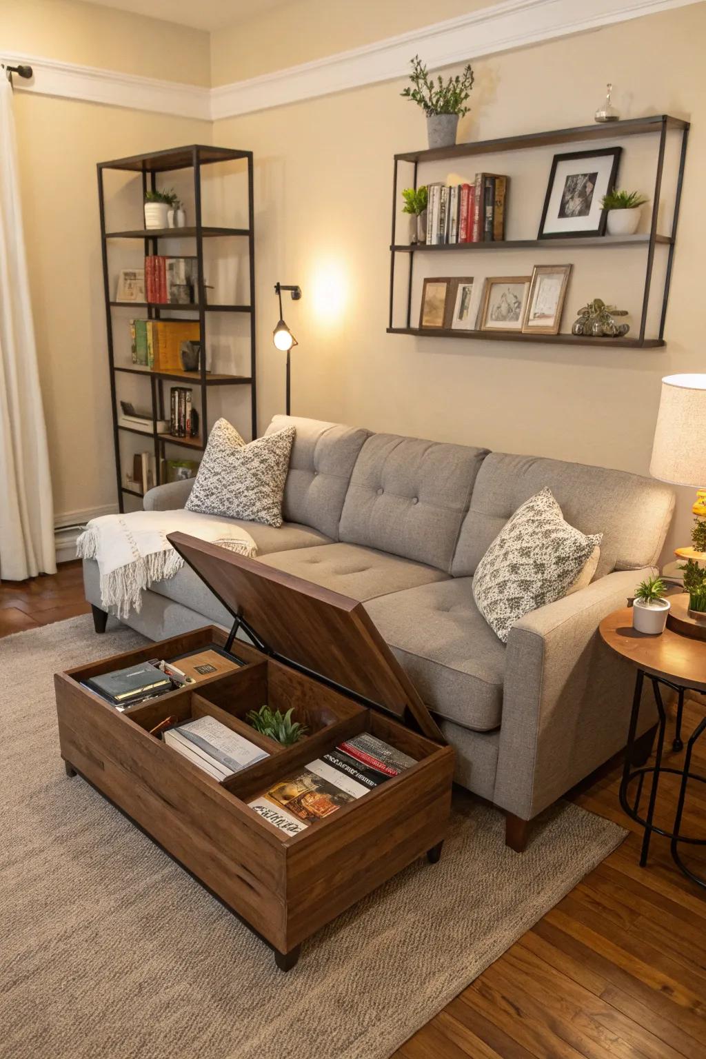 Versatile furniture significantly enhances the utility of compact environments.