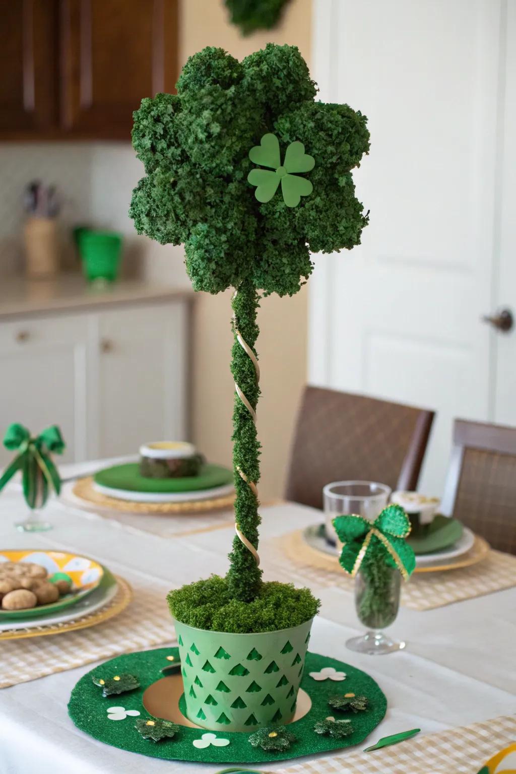 Trefoil shrubs lend stature and sophistication to your tabletop setting.