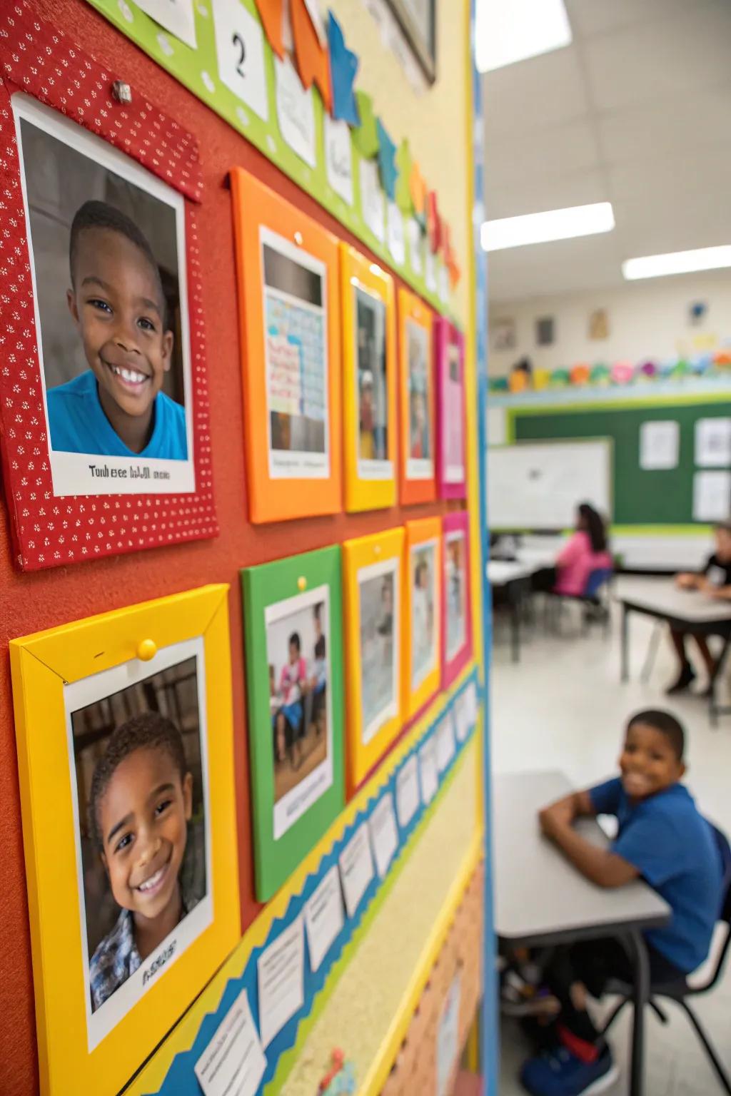 A lively hands-on photo exhibit showing off pupil’s snapshots.