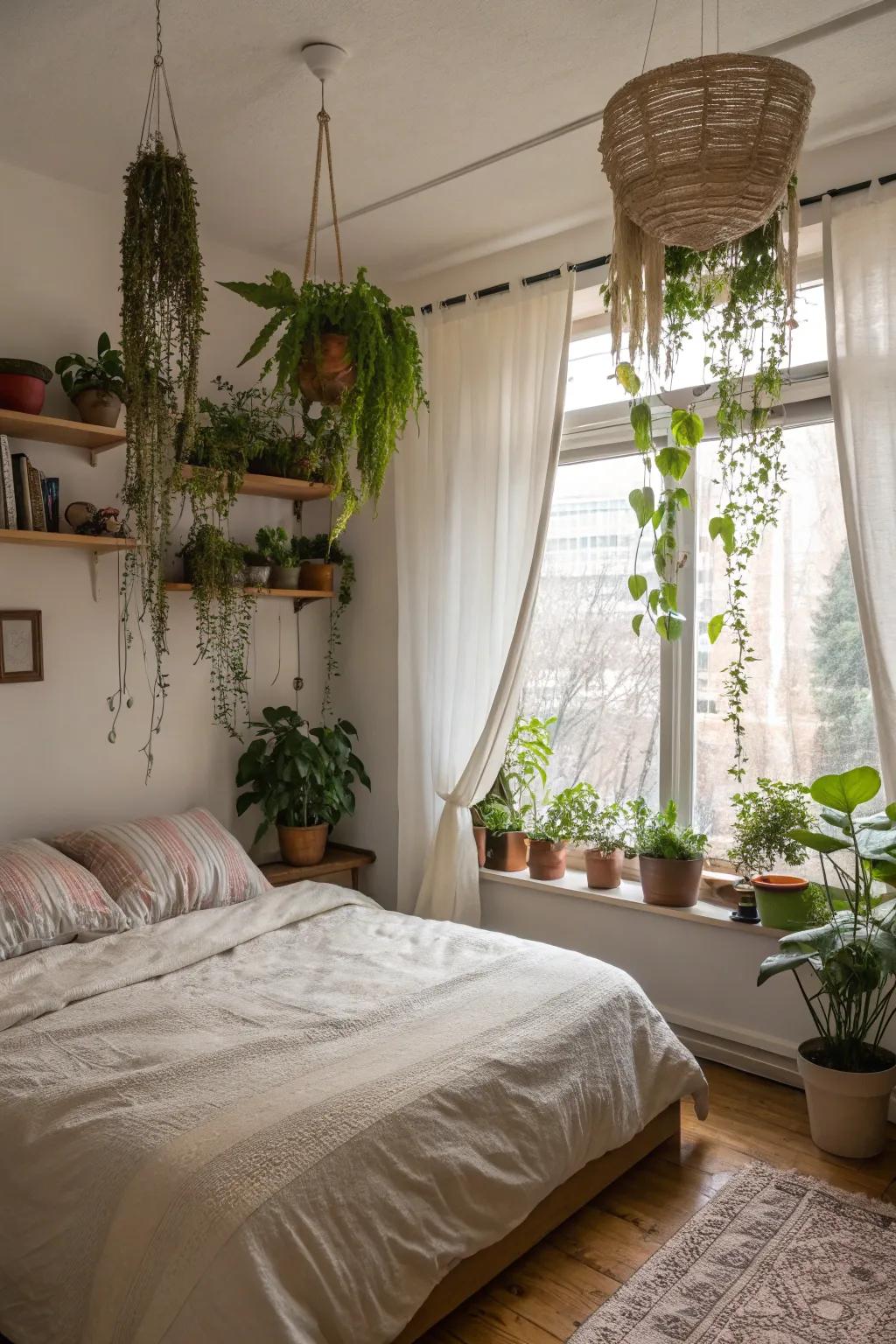 Welcome life and tranquility with lush greenery.