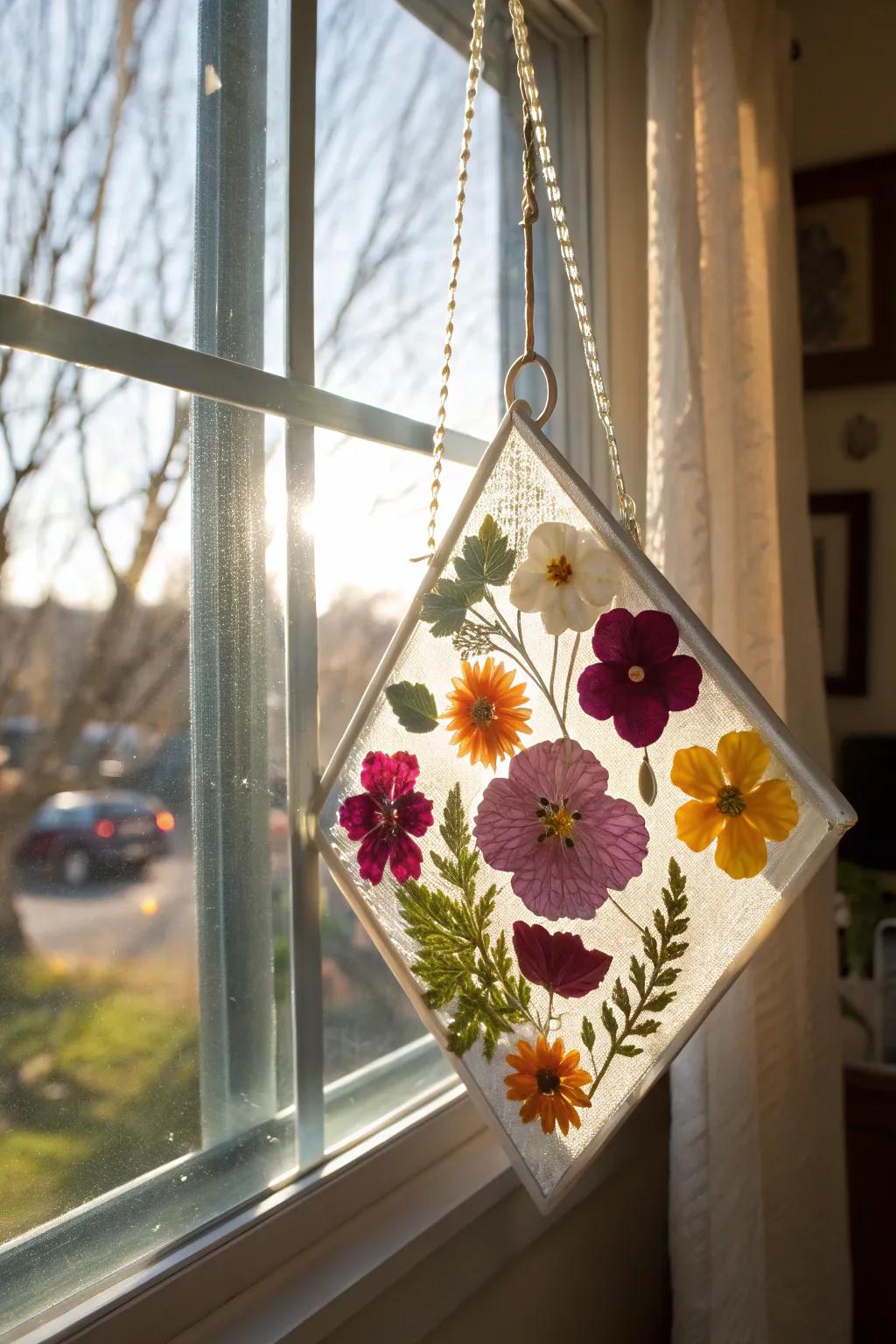 A light catcher showcasing nature's captured splendor.
