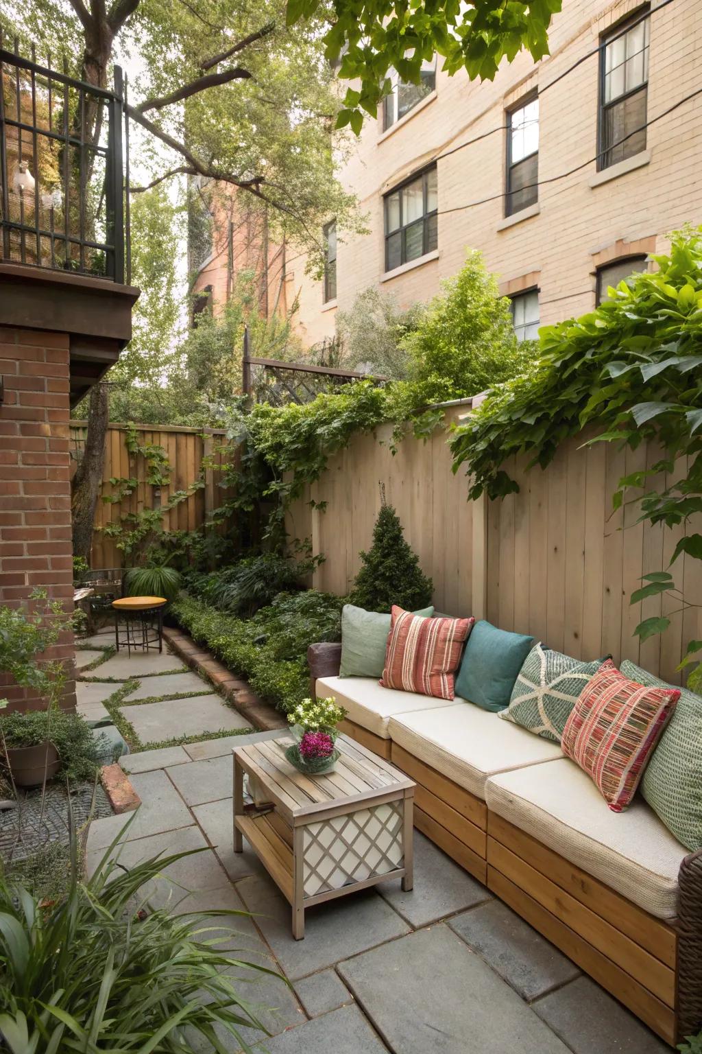 Discover solace in a comforting, snug seating nook.