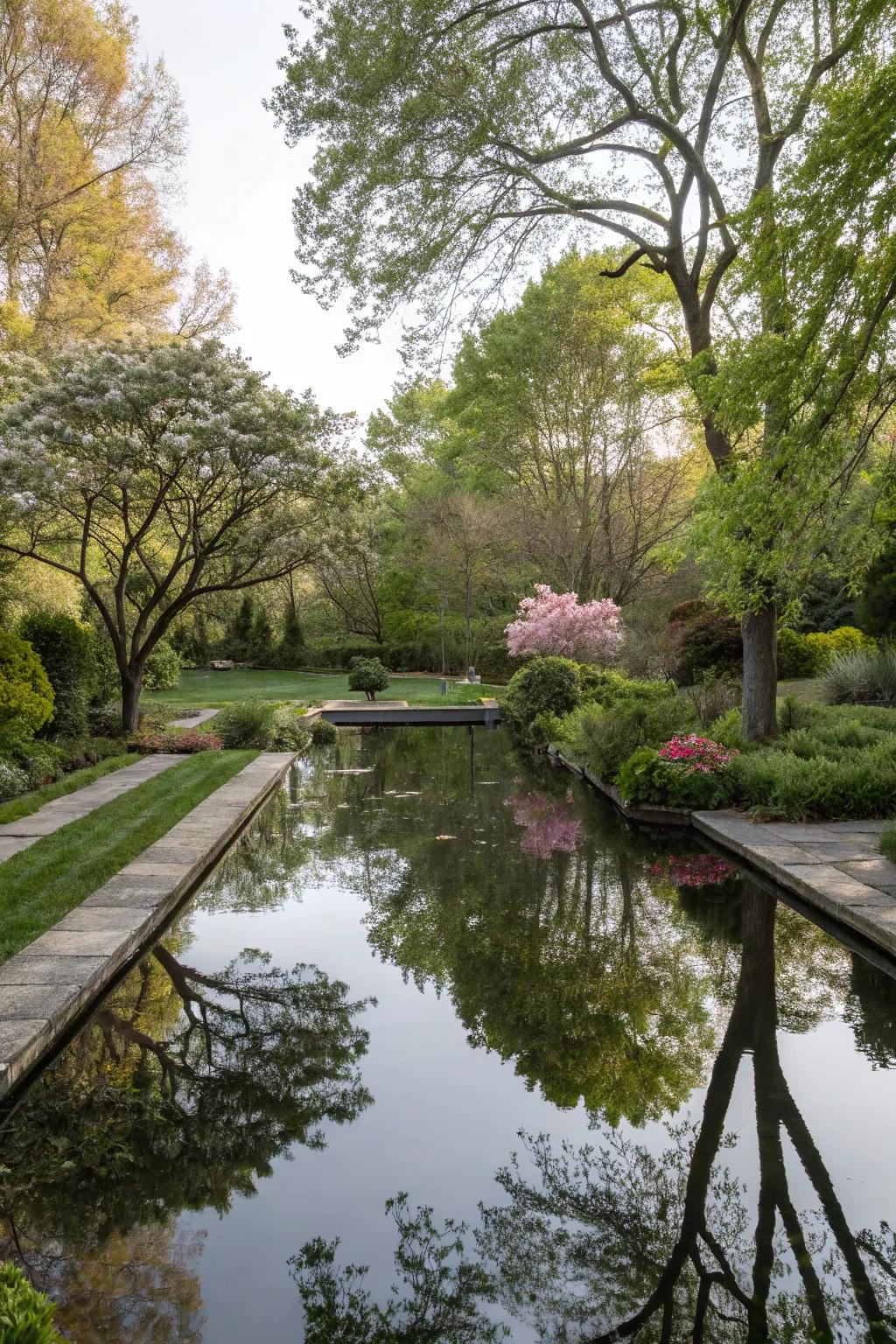 Enhance the innate charm by grouping trees near a water element.