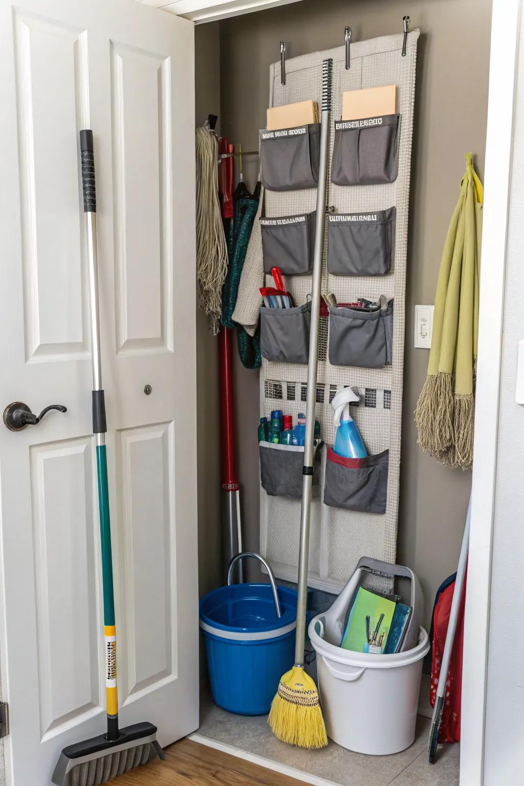 Utilizing door space smartly can dramatically increase your storage capacity.
