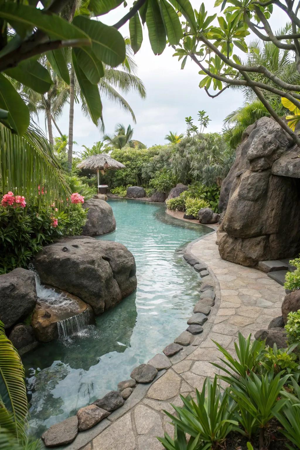By incorporating natural elements around your pool, you can enhance its aesthetic appeal and promote a sense of peace.