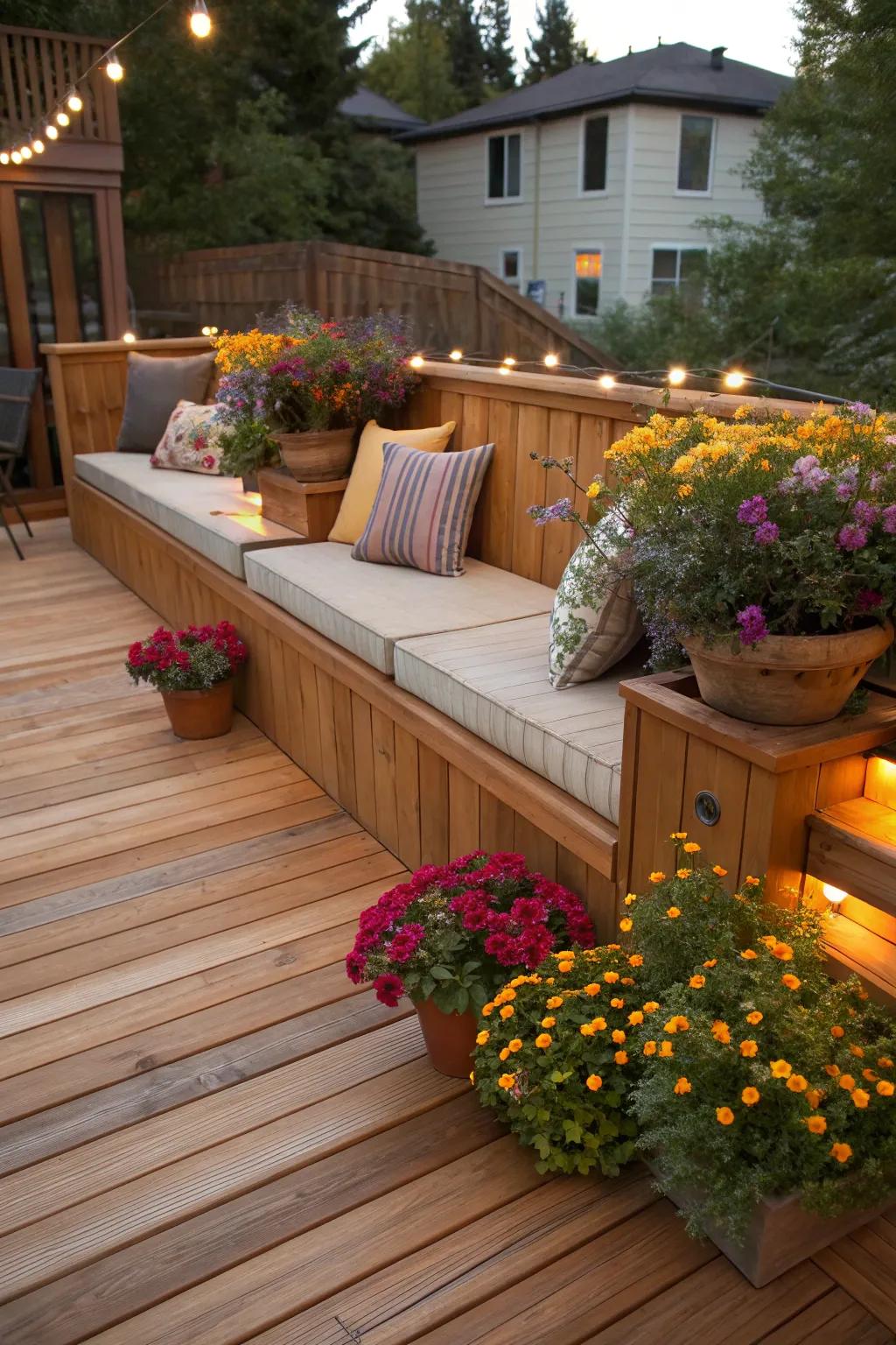 Integrated elements render a terrace not just serviceable but irresistibly welcoming.