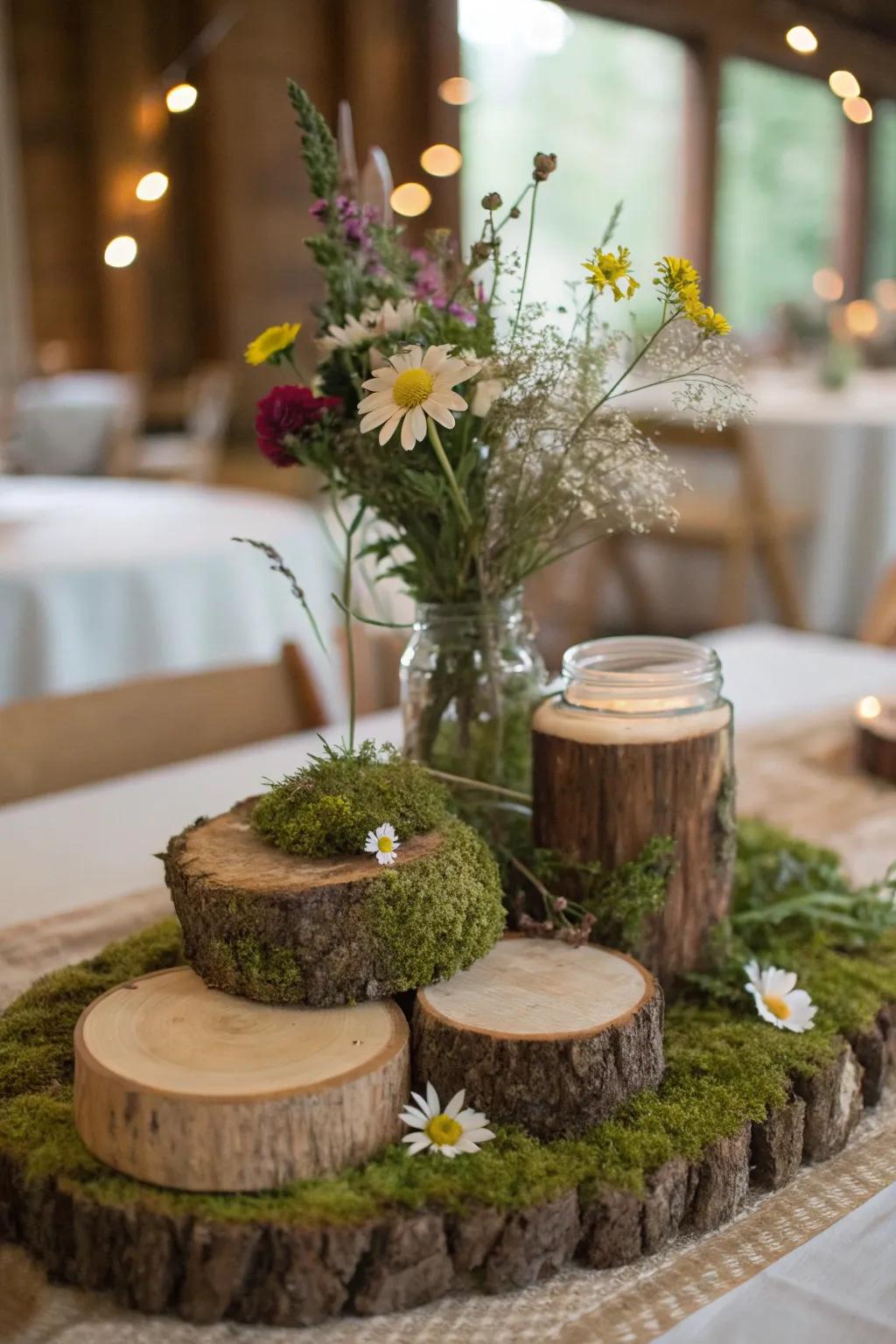 Infuse your dining area with the tranquility of the forest with a nature-inspired tablescape.