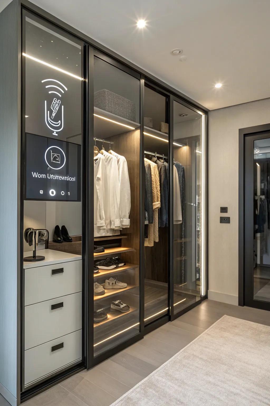 Intelligent technological innovations augment the functional attributes of contemporary wardrobes.