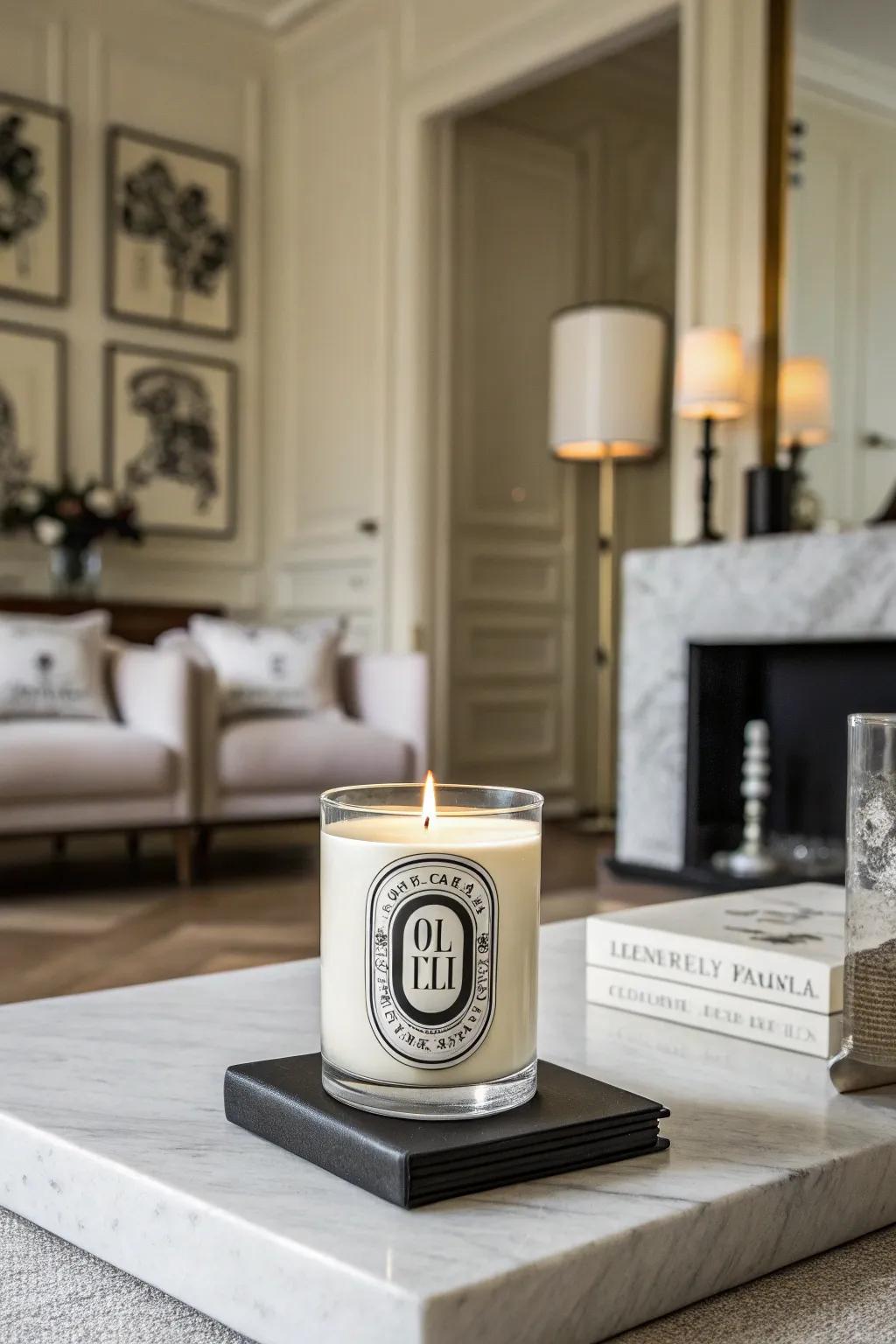 Timeless ebony and alabaster candle stickers for everlasting refinement.