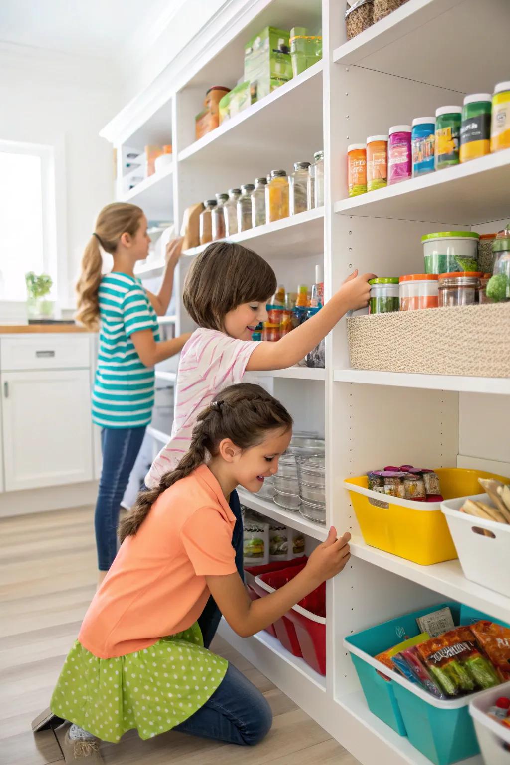 Impart alimentary organization through grocery-related undertakings.