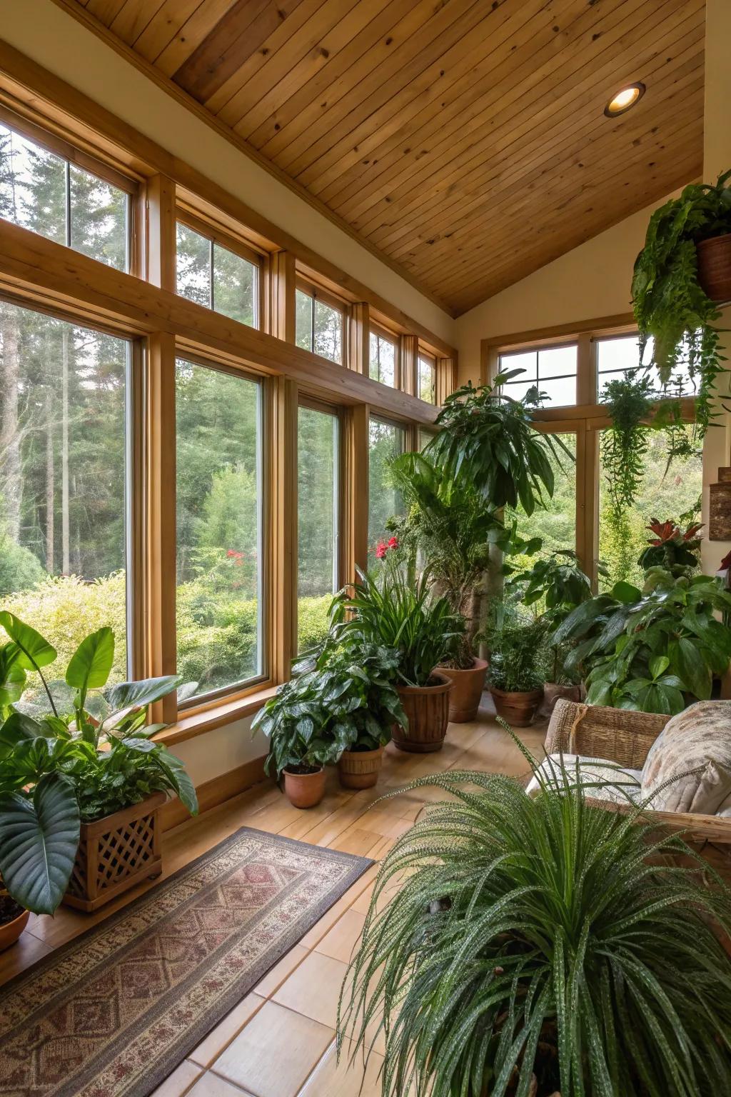 Interior plants infuse life and freshness into your living space.