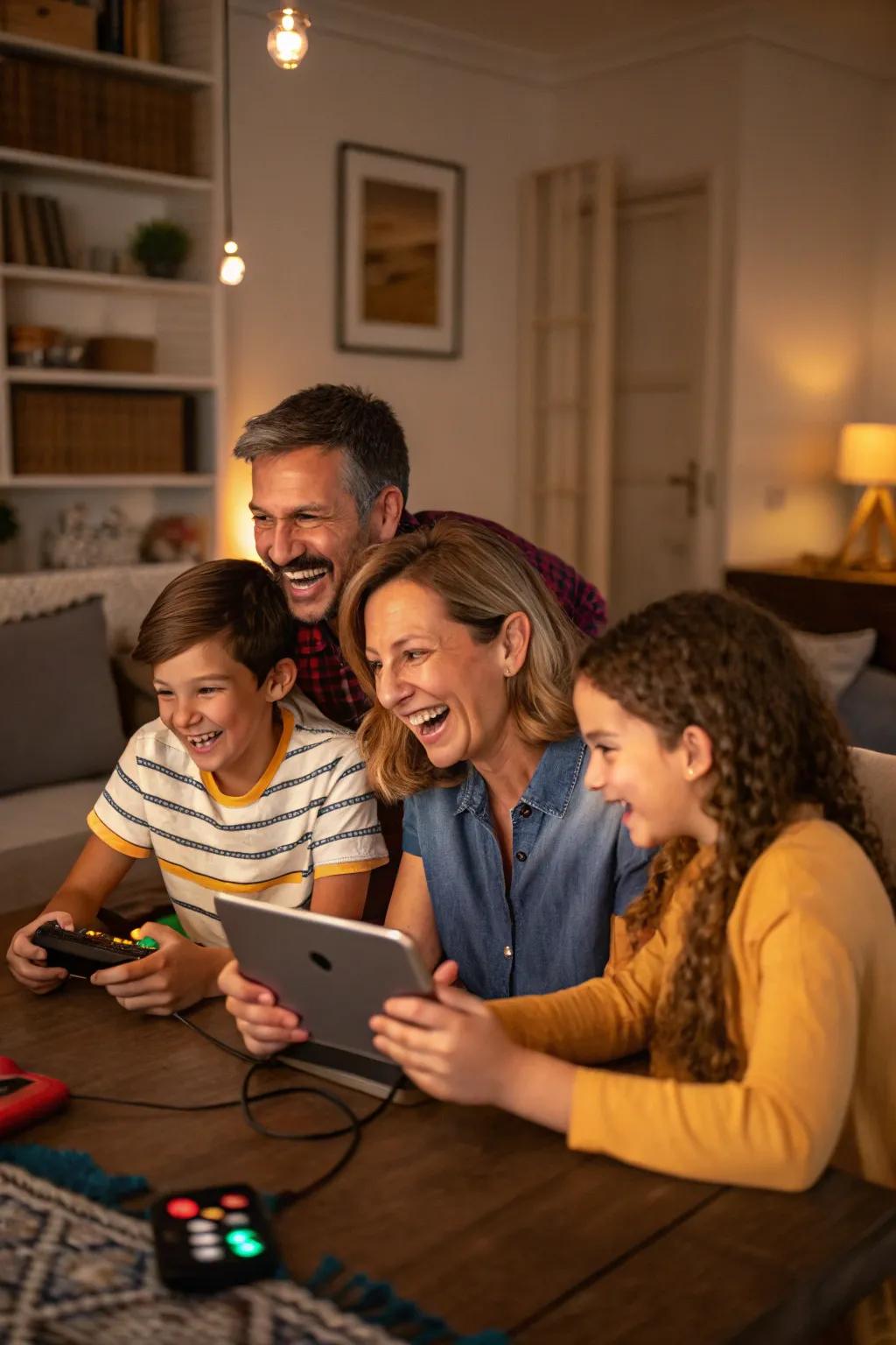 Virtual game nights keep family bonds strong across any distance.
