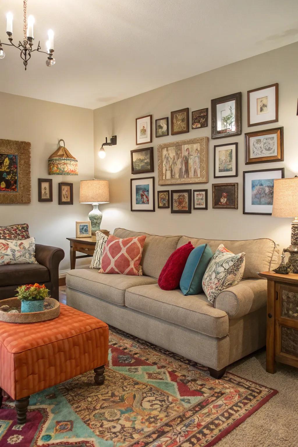 Personalized spaces reflect individual style and values.