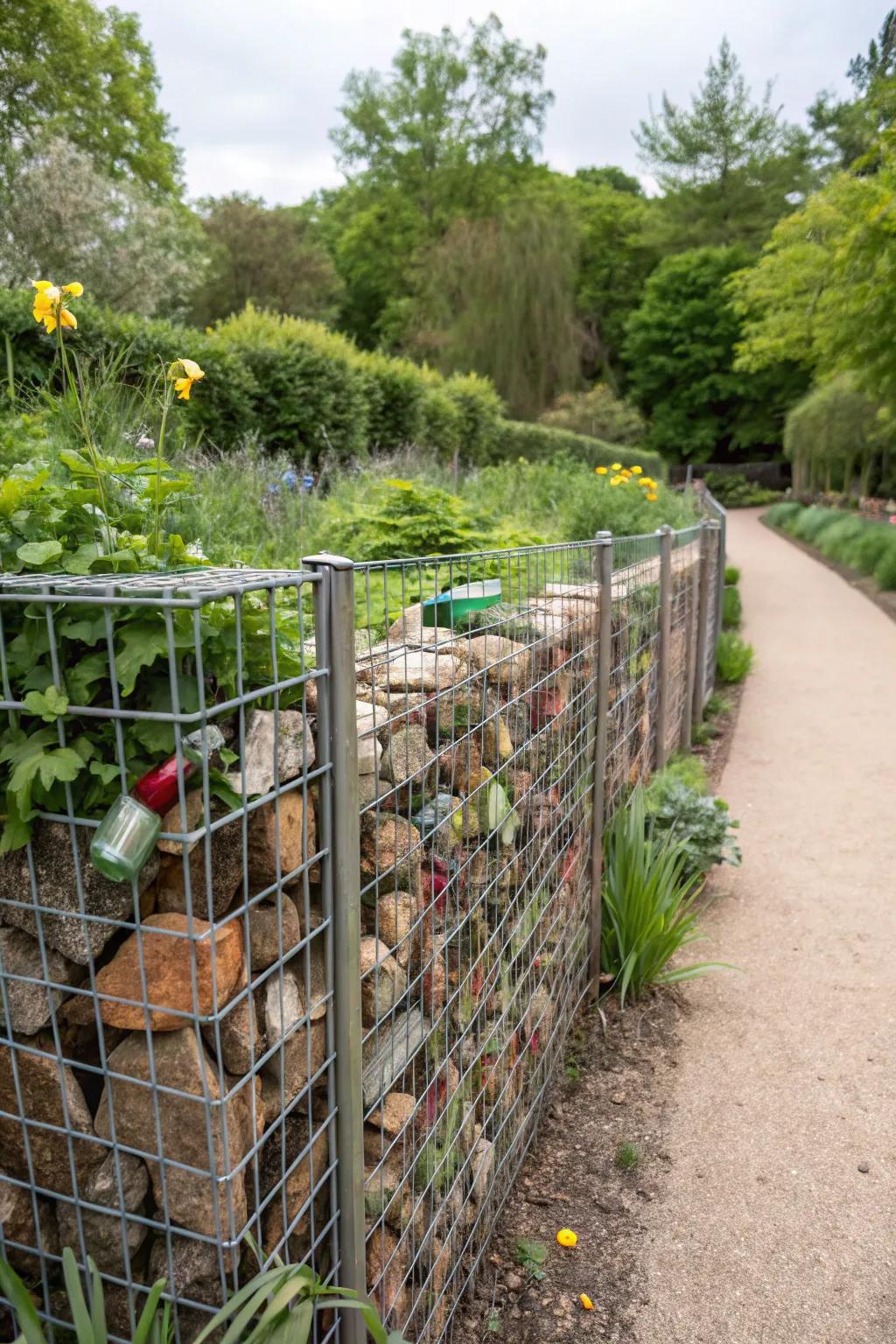 Go green with eco-friendly gabion fillings.